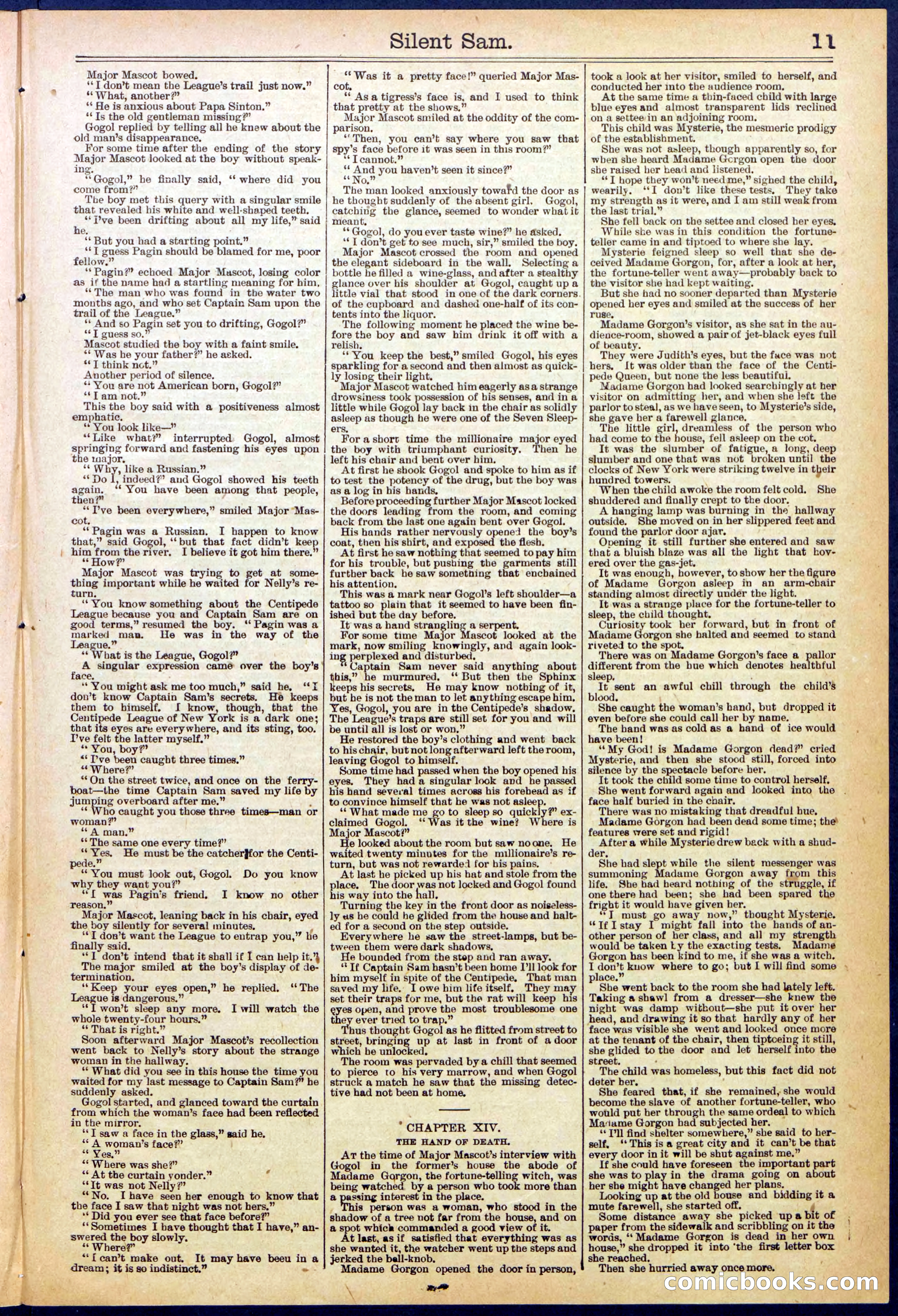 Beadle's New York Dime Library No. 608 — page 11 of 32