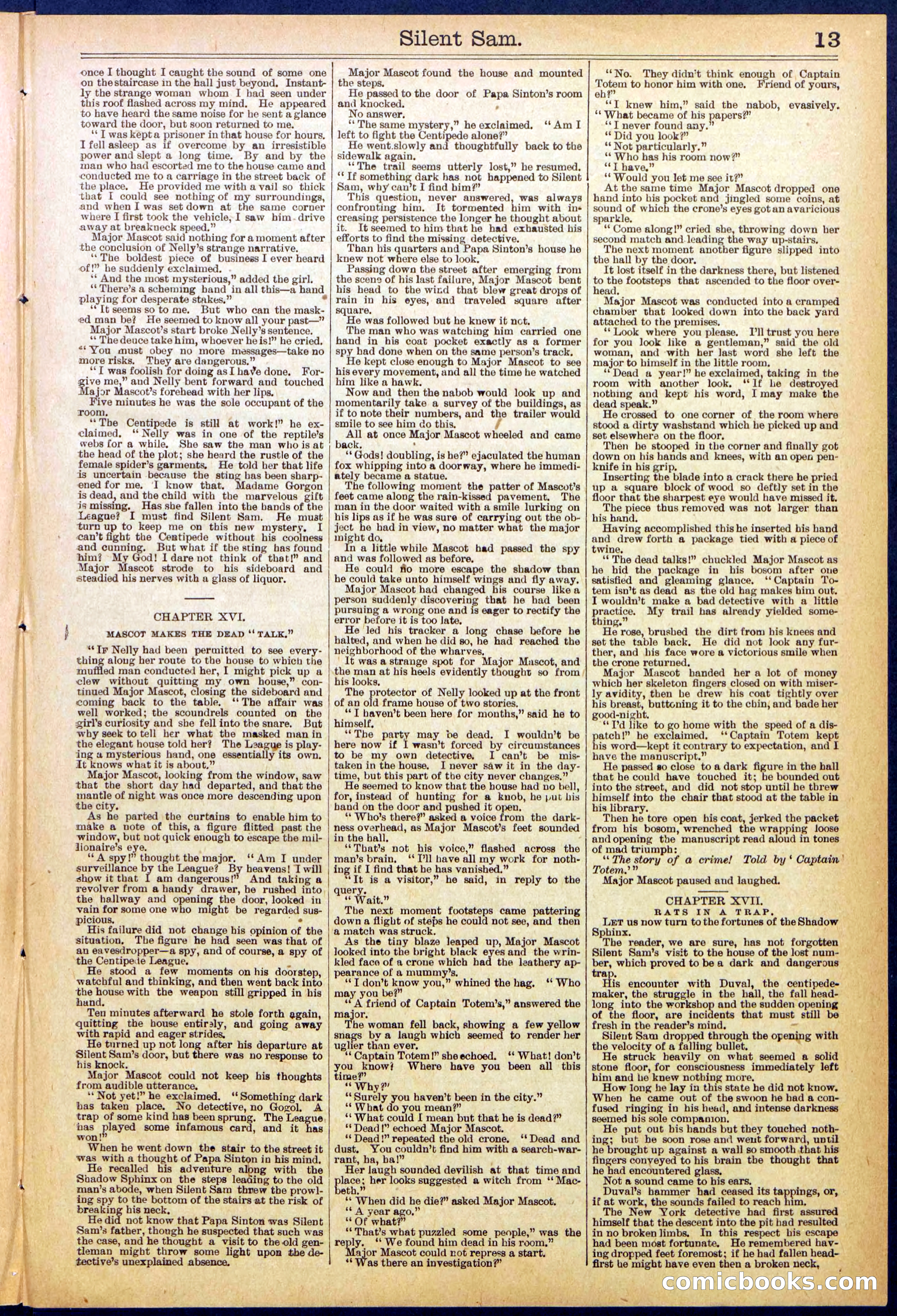 Beadle's New York Dime Library No. 608 — page 13 of 32