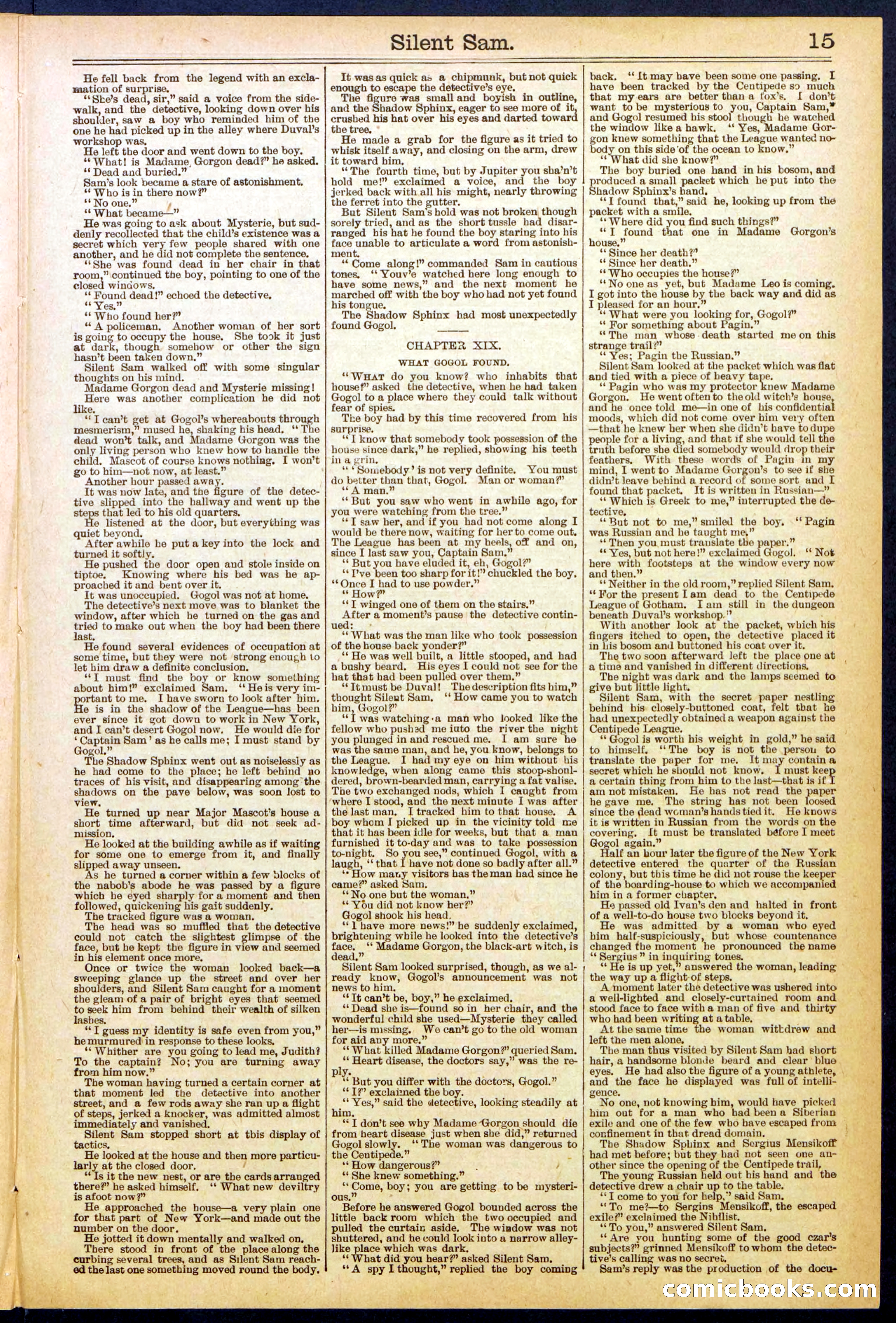 Beadle's New York Dime Library No. 608 — page 15 of 32