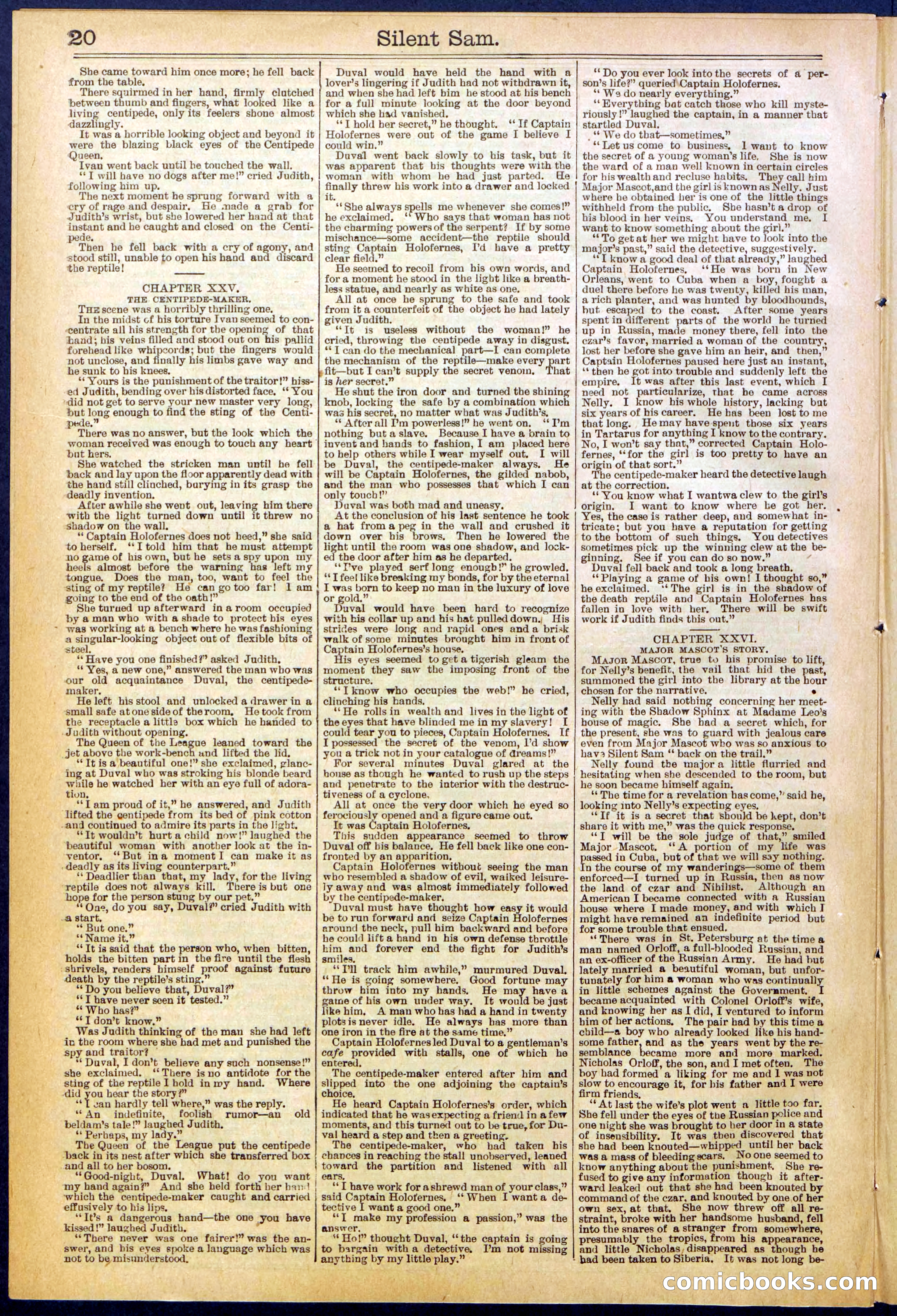 Beadle's New York Dime Library No. 608 — page 20 of 32