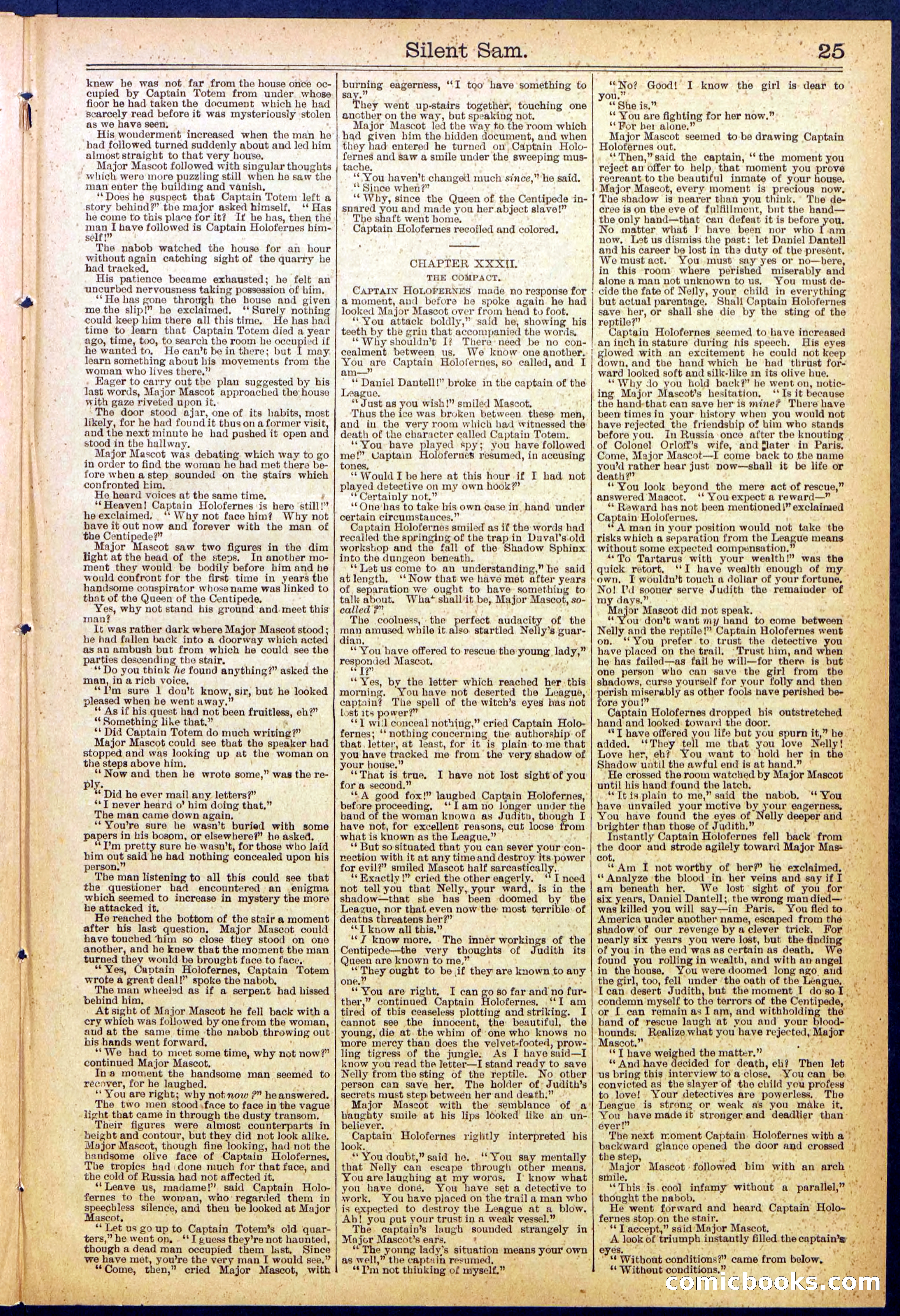 Beadle's New York Dime Library No. 608 — page 25 of 32