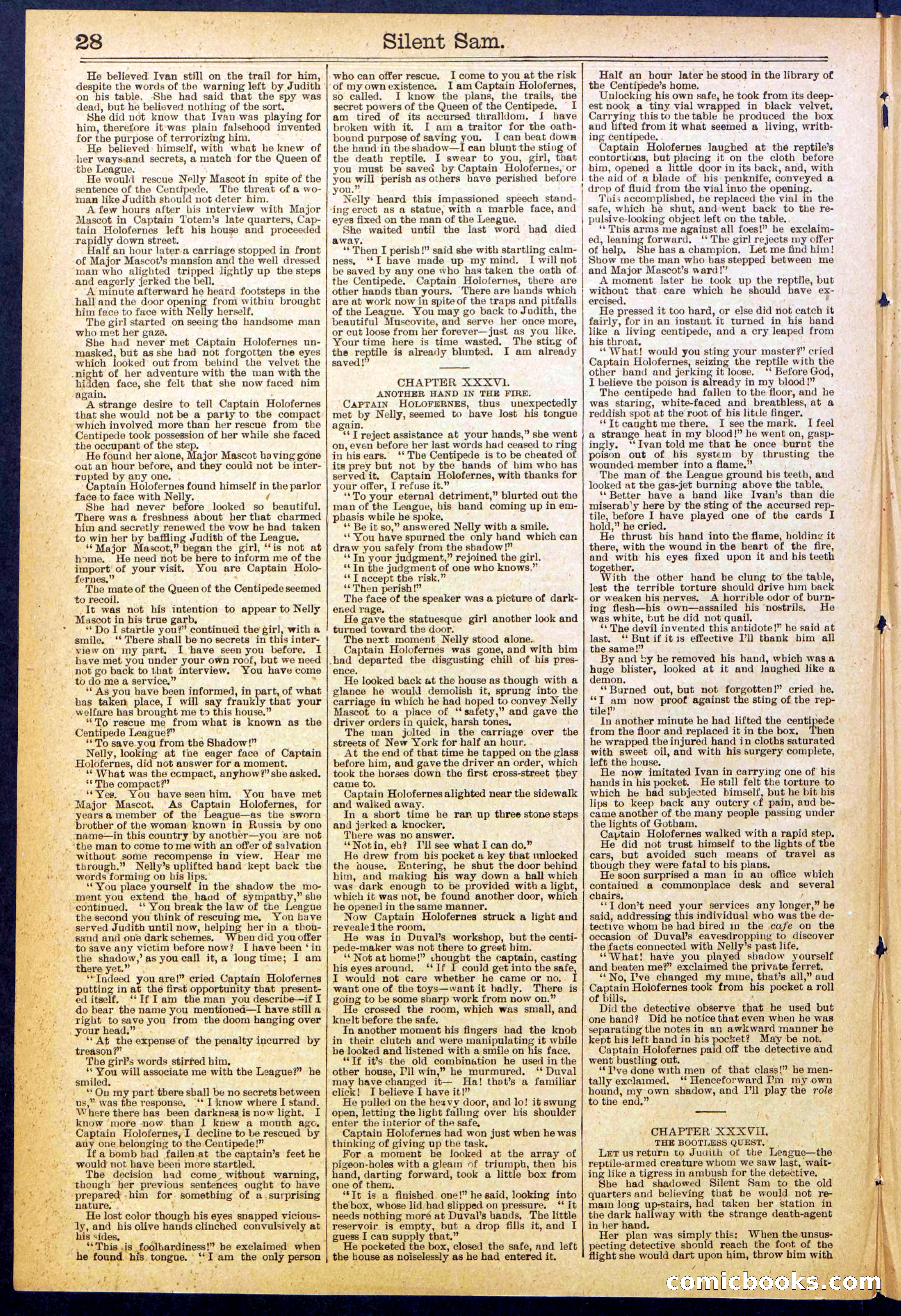 Beadle's New York Dime Library No. 608 — page 28 of 32