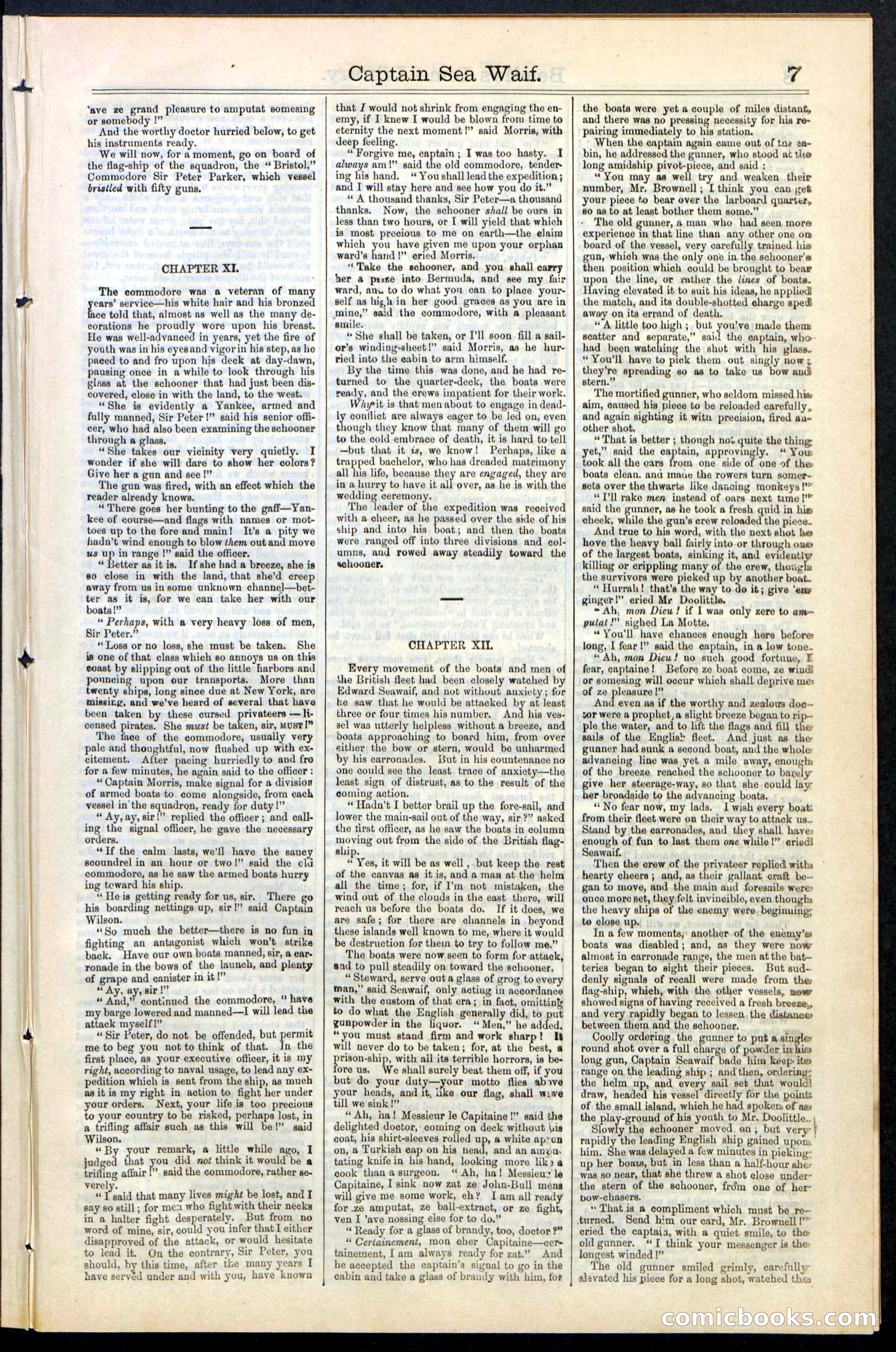 Beadle's New York Dime Library No. 61 — page 7 of 48