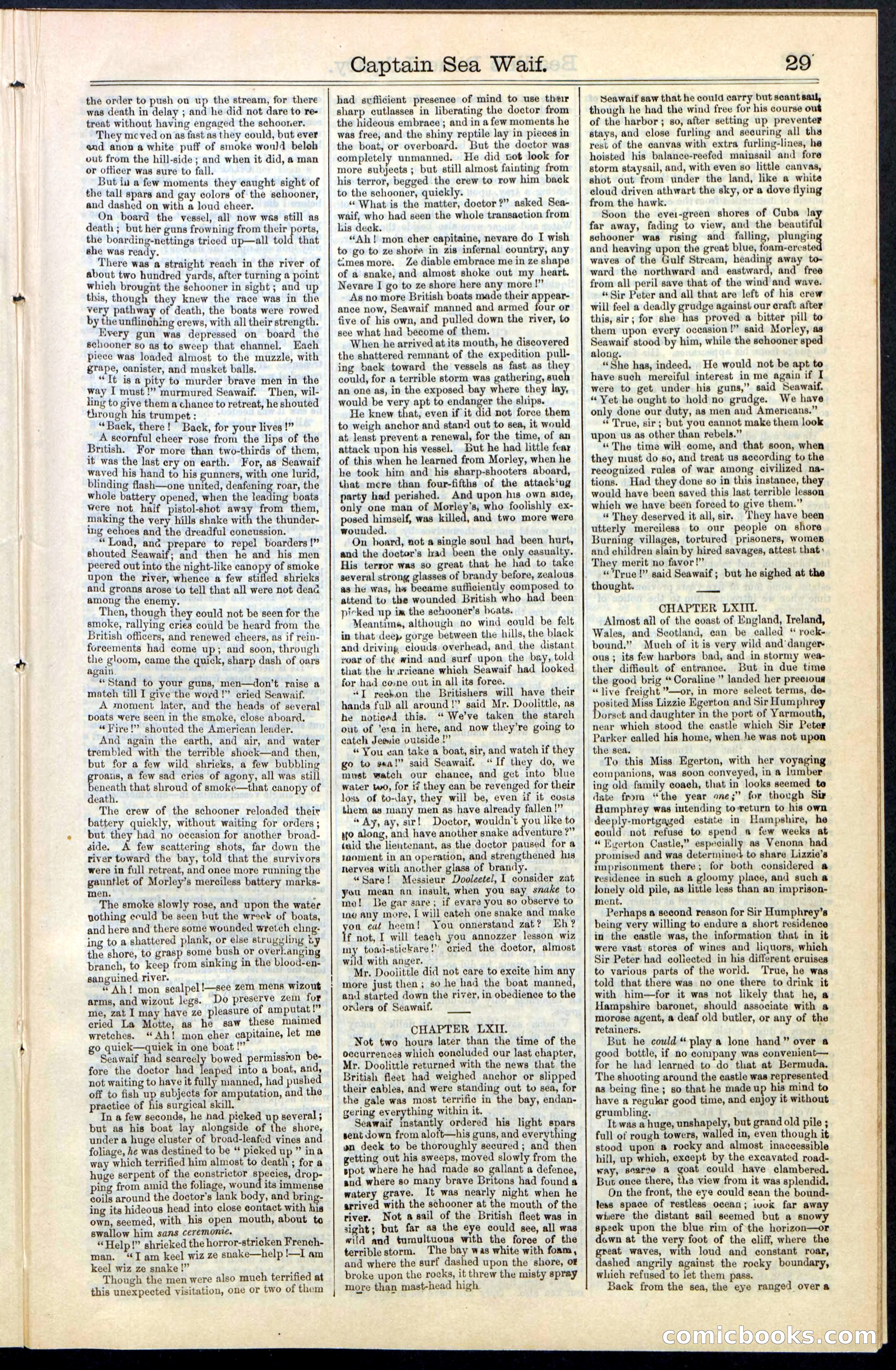 Beadle's New York Dime Library No. 61 — page 29 of 48