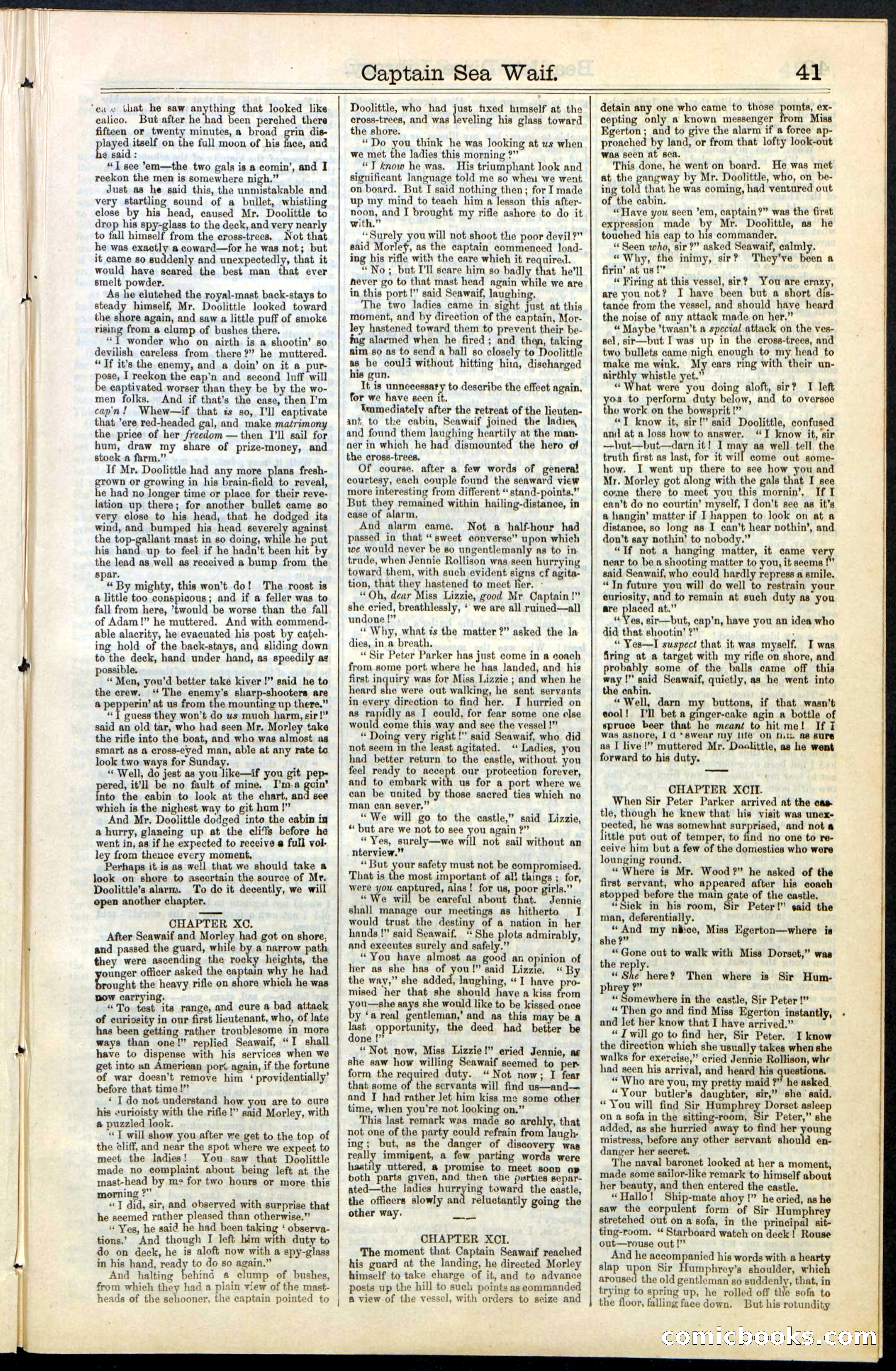 Beadle's New York Dime Library No. 61 — page 41 of 48