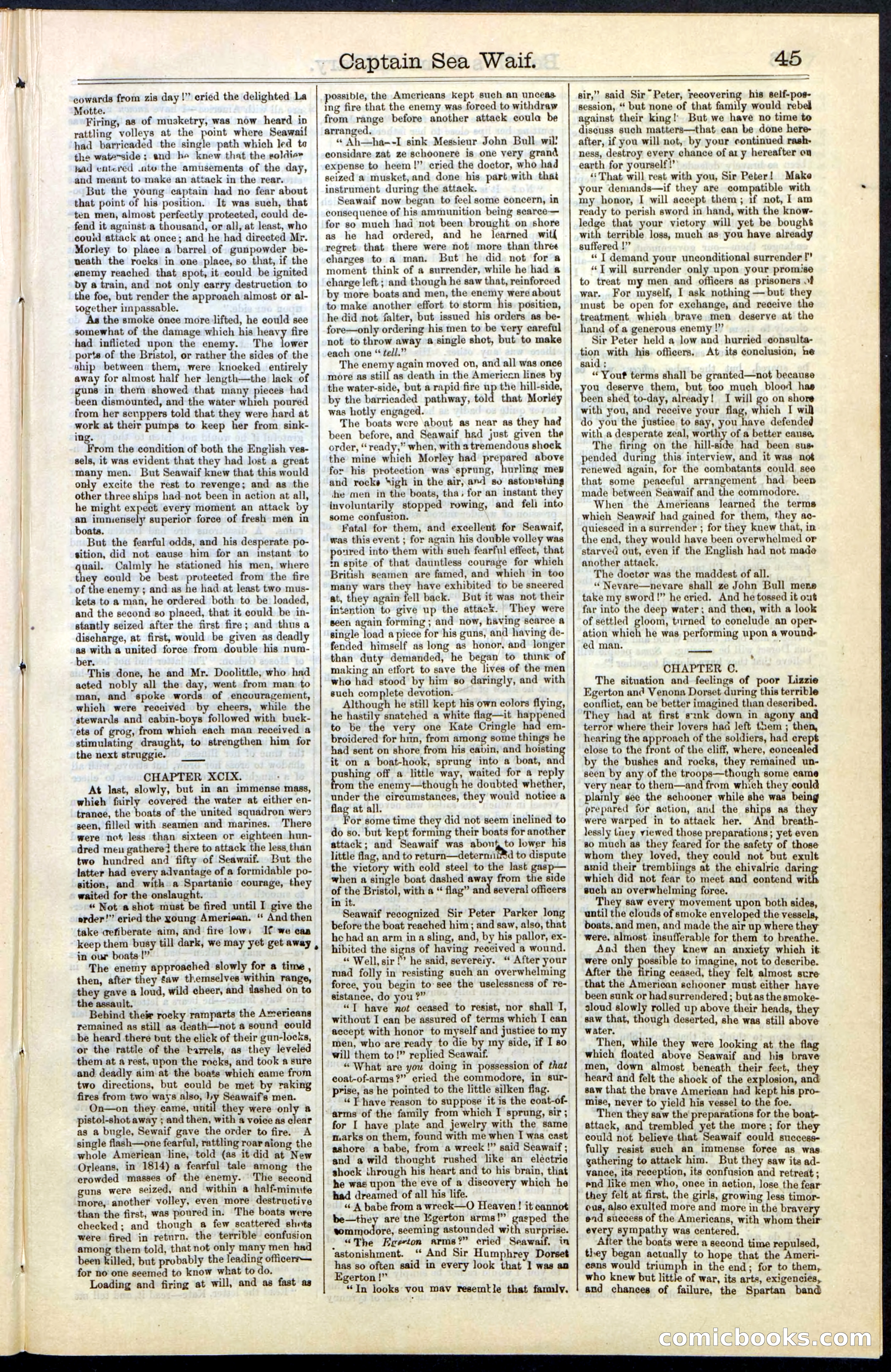 Beadle's New York Dime Library No. 61 — page 45 of 48