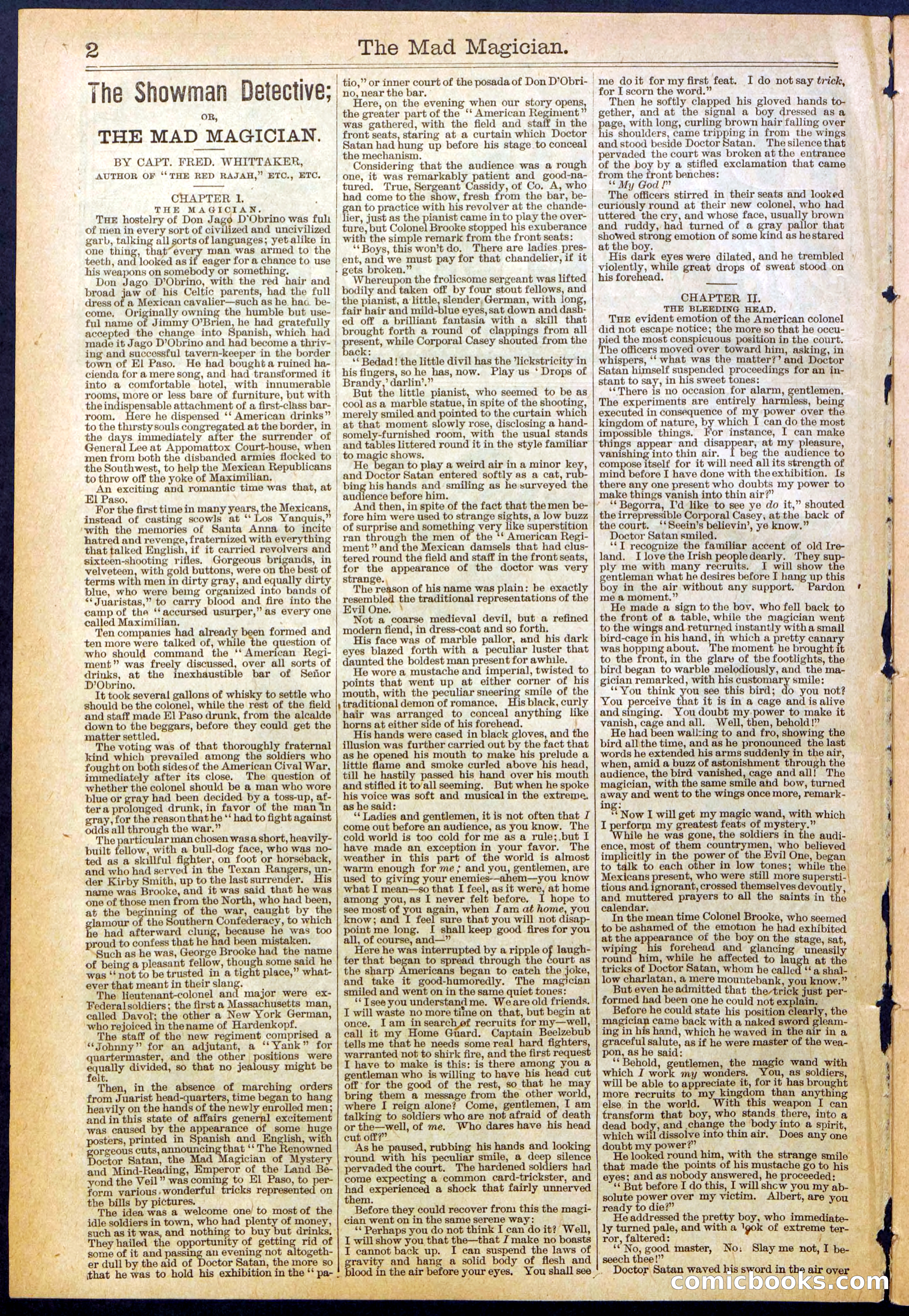 Beadle's New York Dime Library No. 614 — page 2 of 32