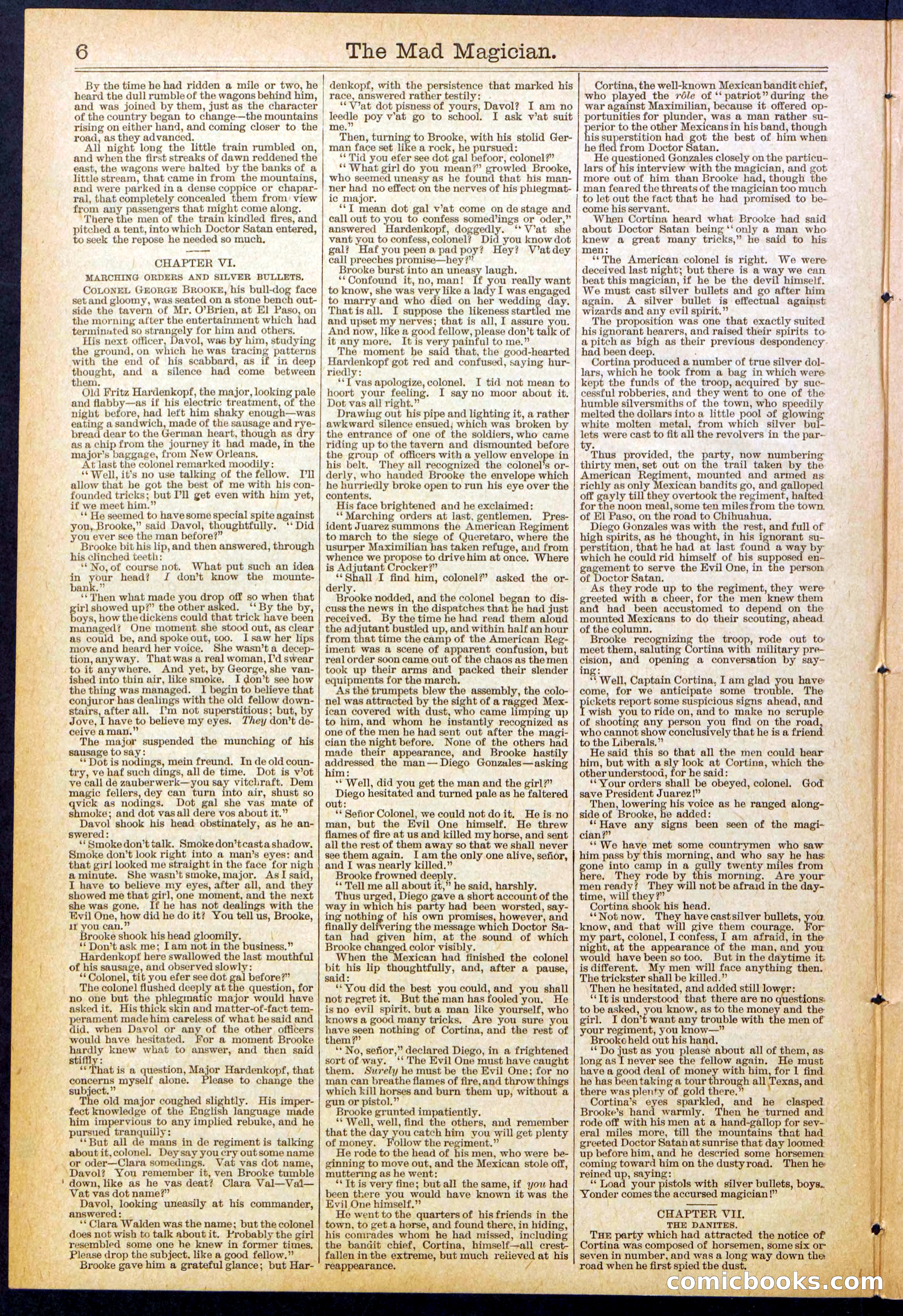 Beadle's New York Dime Library No. 614 — page 6 of 32