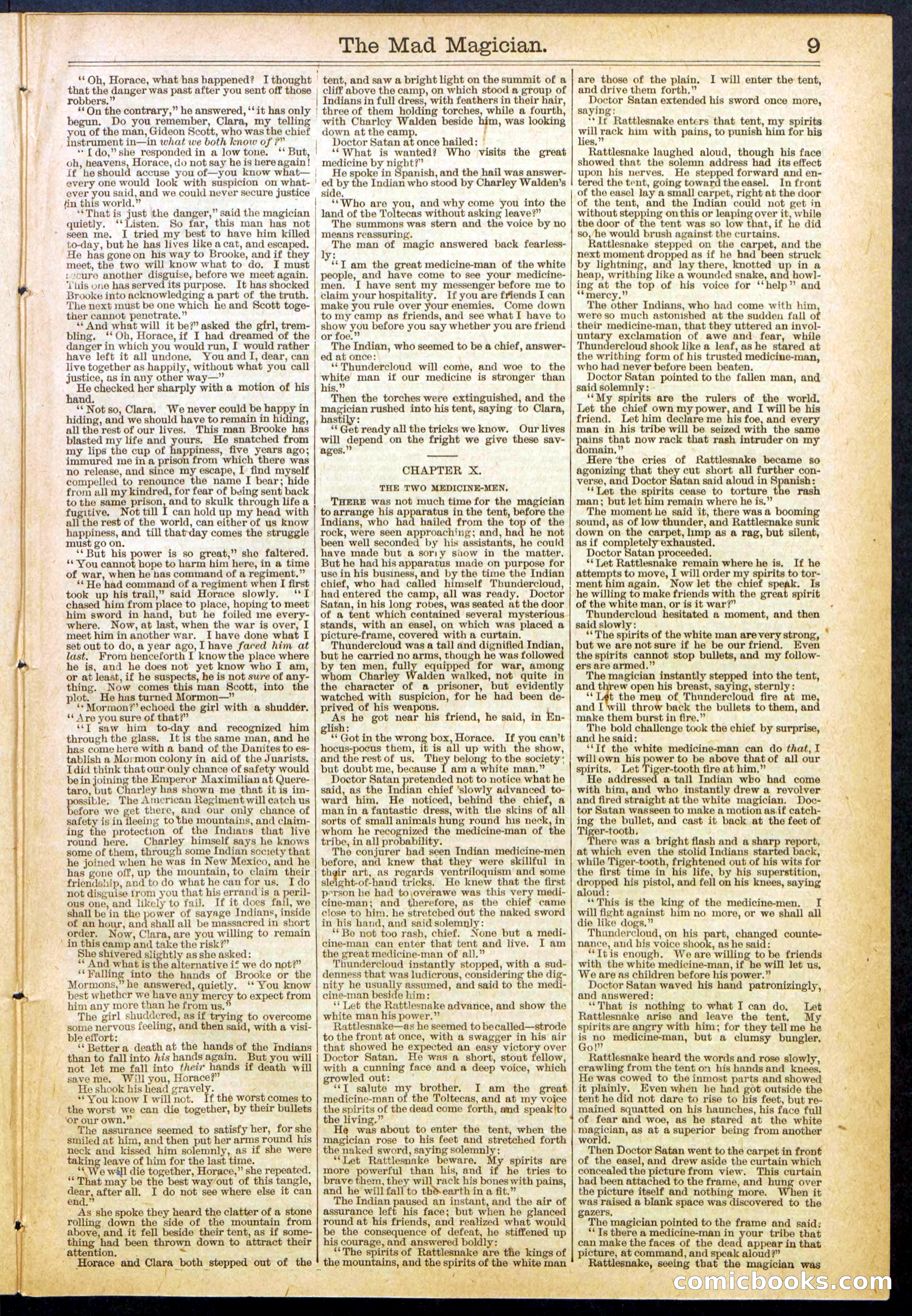 Beadle's New York Dime Library No. 614 — page 9 of 32