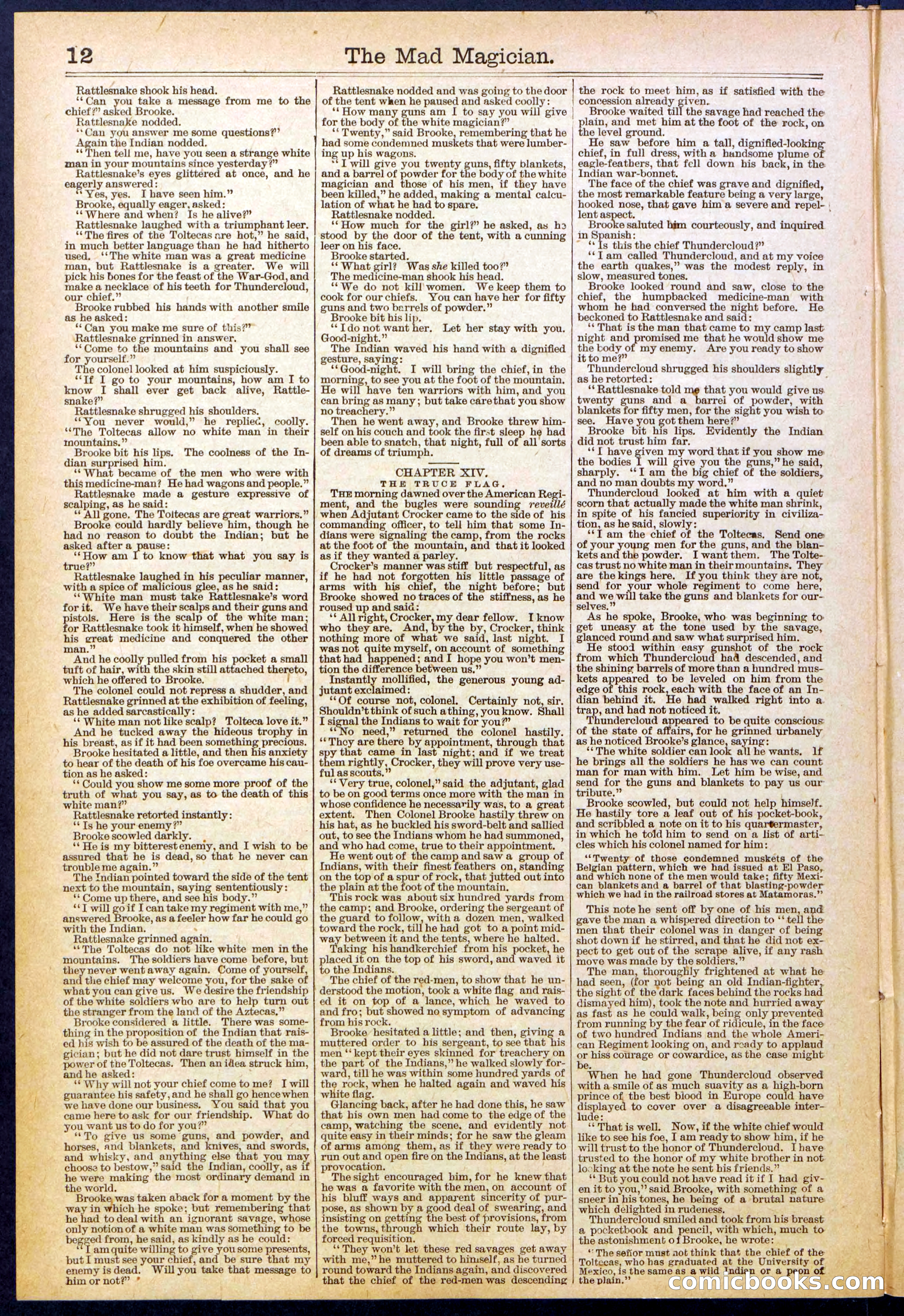 Beadle's New York Dime Library No. 614 — page 12 of 32