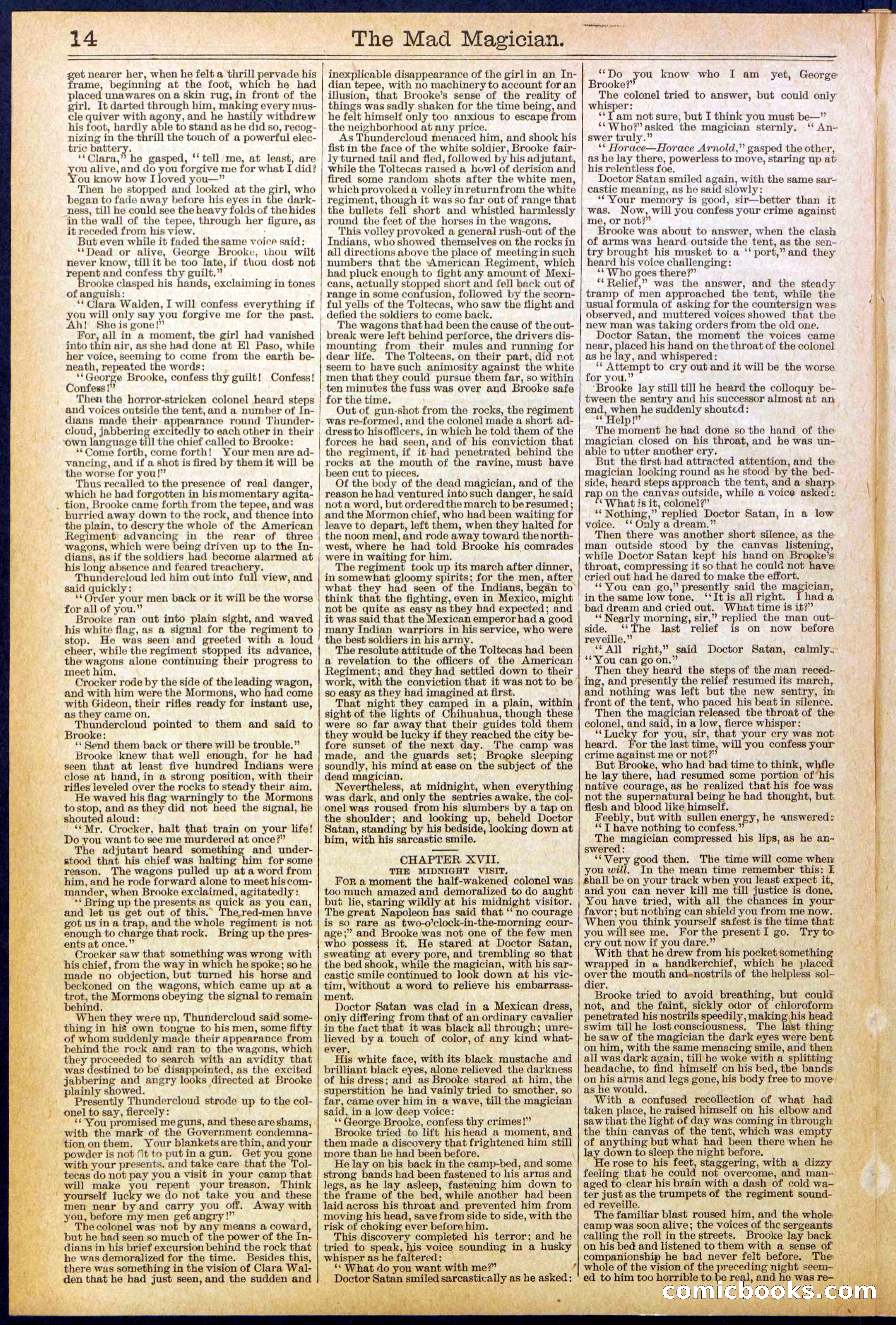 Beadle's New York Dime Library No. 614 — page 14 of 32