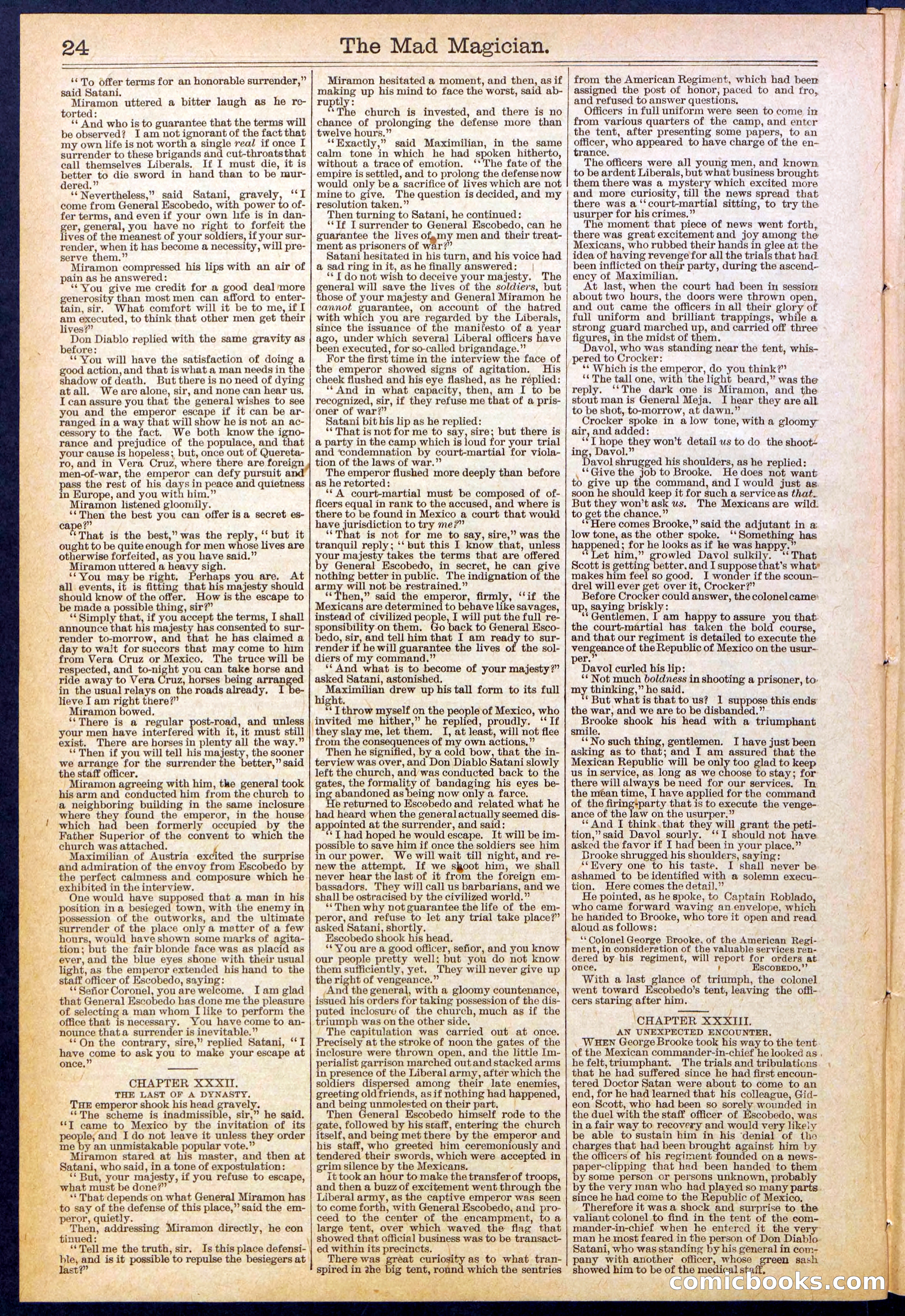 Beadle's New York Dime Library No. 614 — page 24 of 32