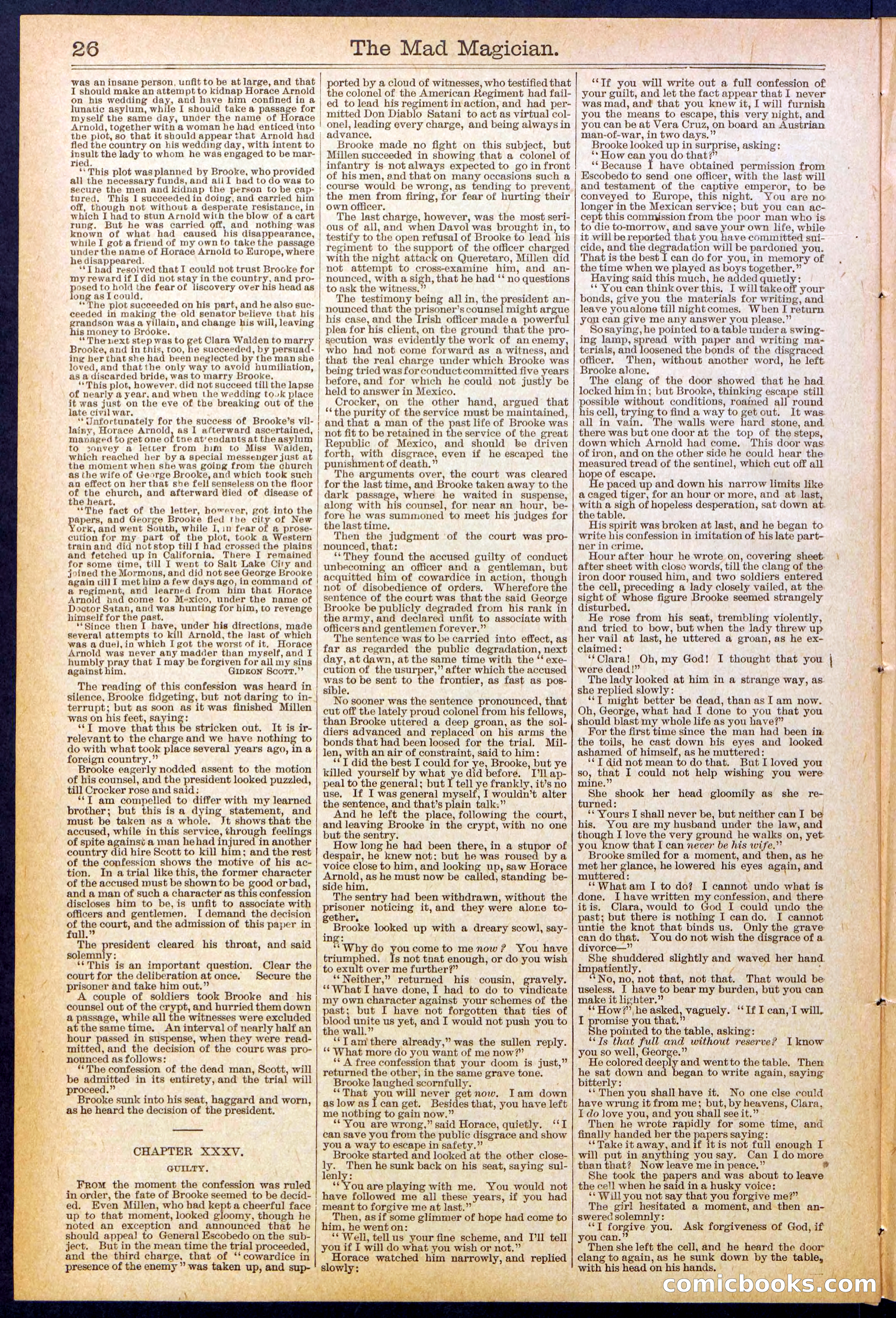 Beadle's New York Dime Library No. 614 — page 26 of 32