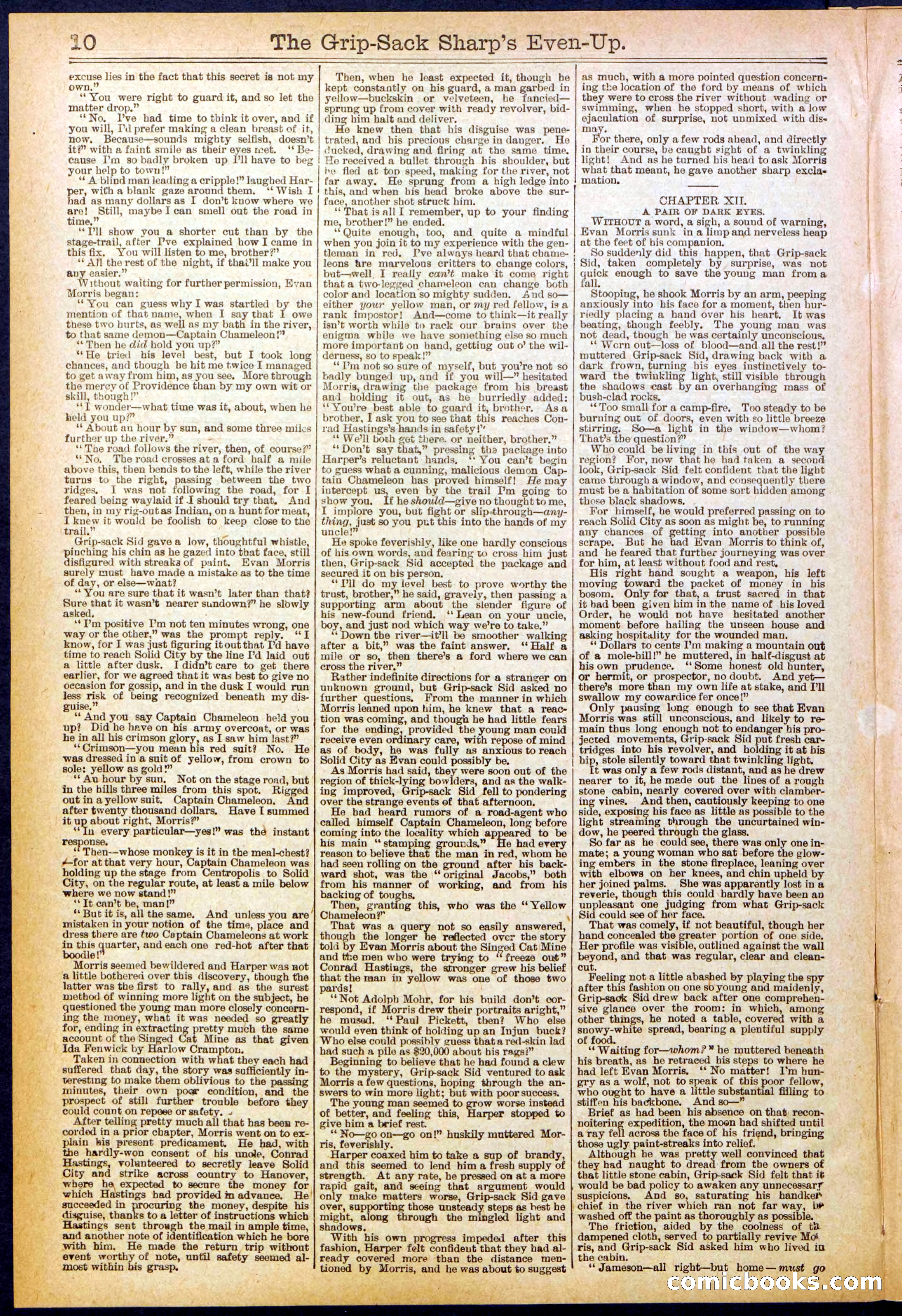 Beadle's New York Dime Library No. 617 — page 10 of 32