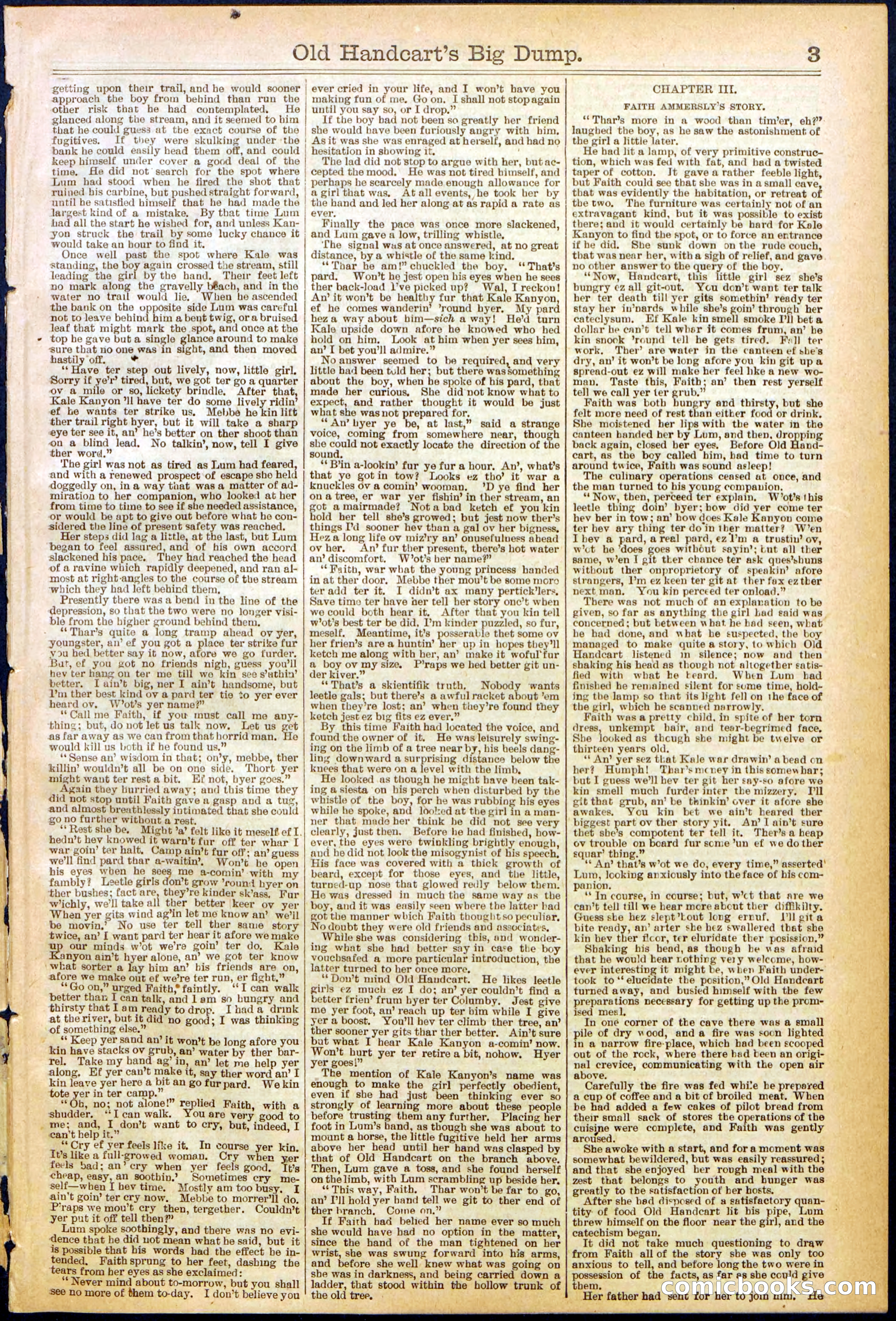 Beadle's New York Dime Library, No. 634 — page 3 of 30