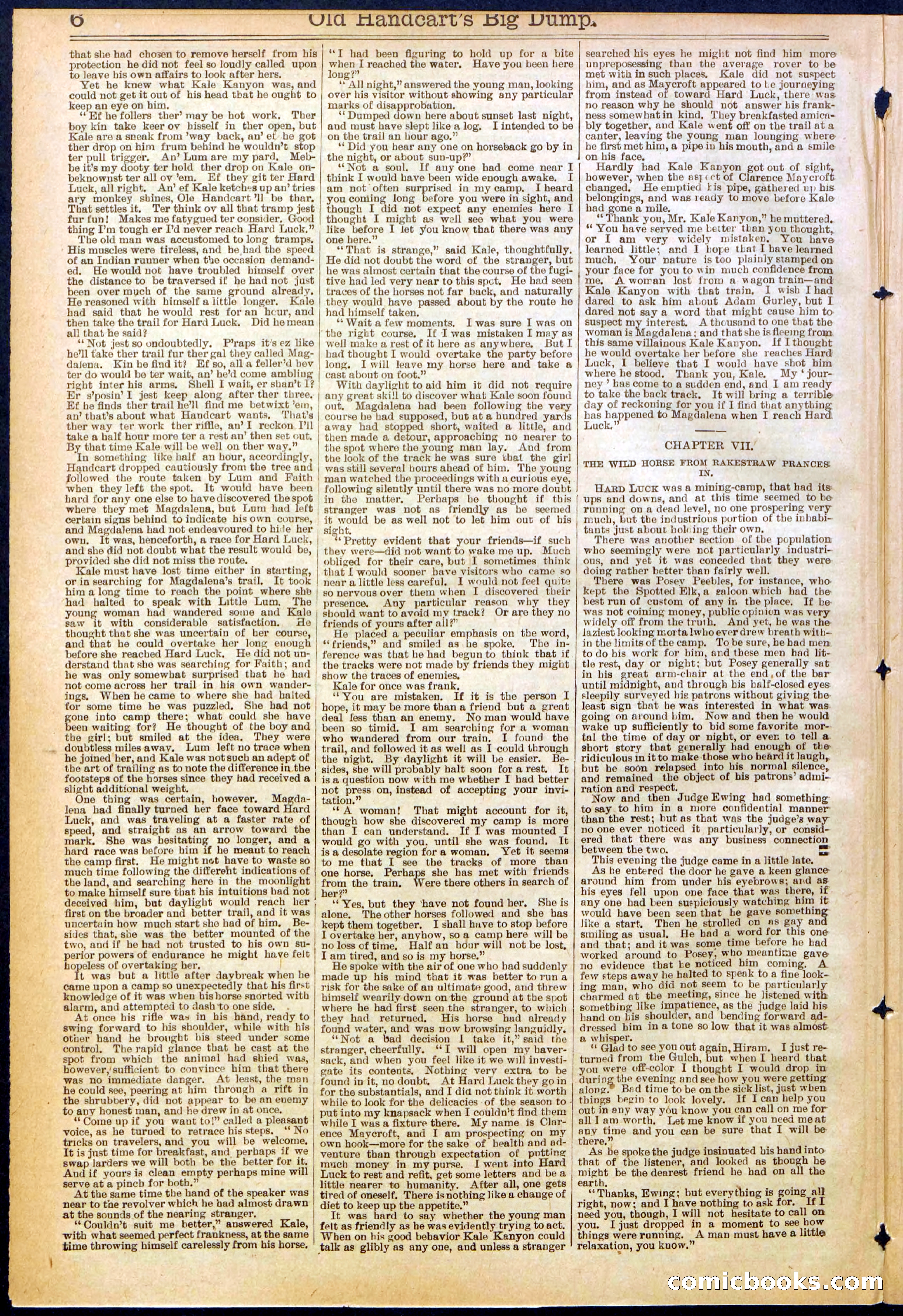 Beadle's New York Dime Library, No. 634 — page 6 of 30