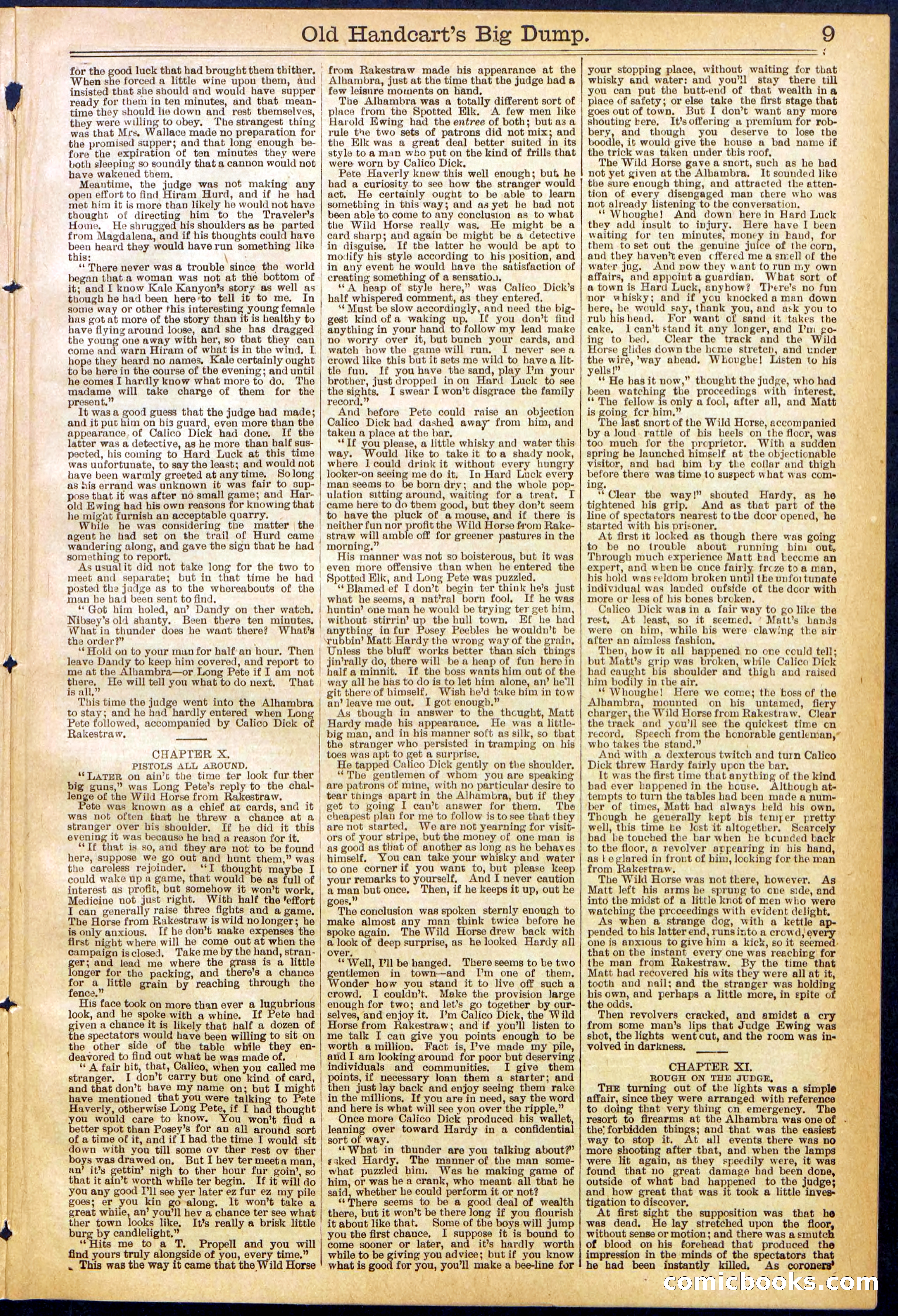 Beadle's New York Dime Library, No. 634 — page 9 of 30