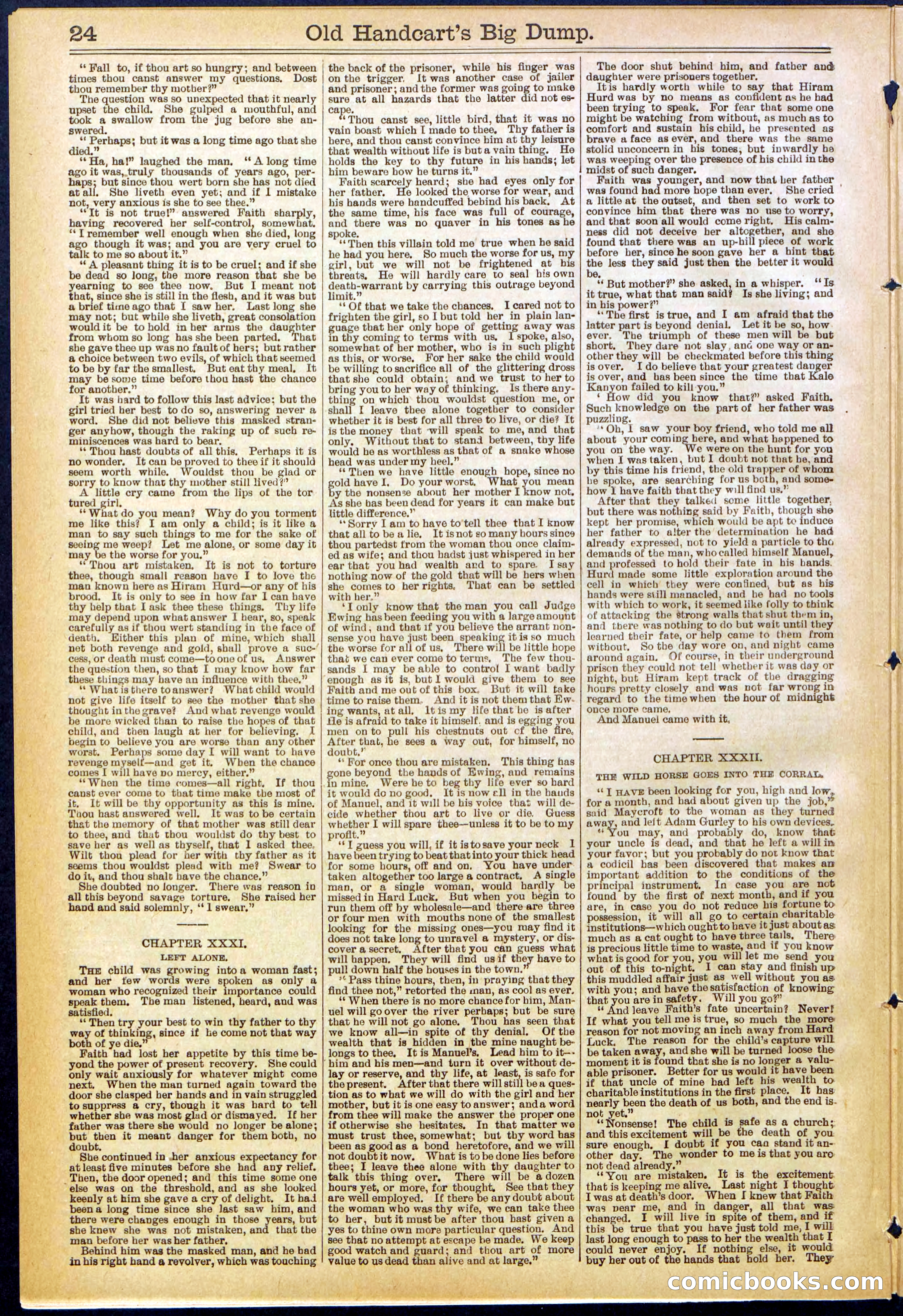 Beadle's New York Dime Library, No. 634 — page 24 of 30