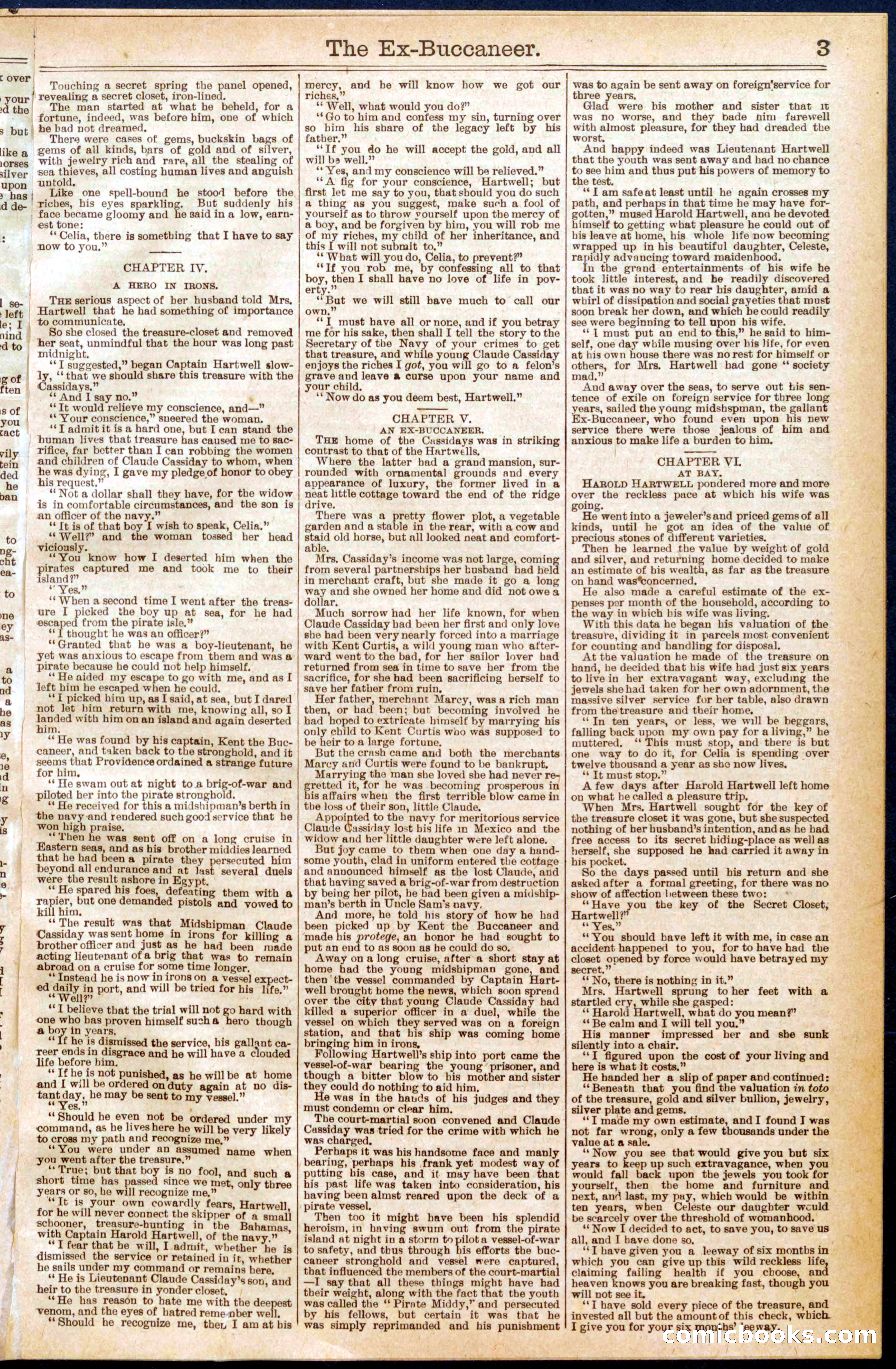 Beadle's Dime Library No. 635 — page 3 of 30