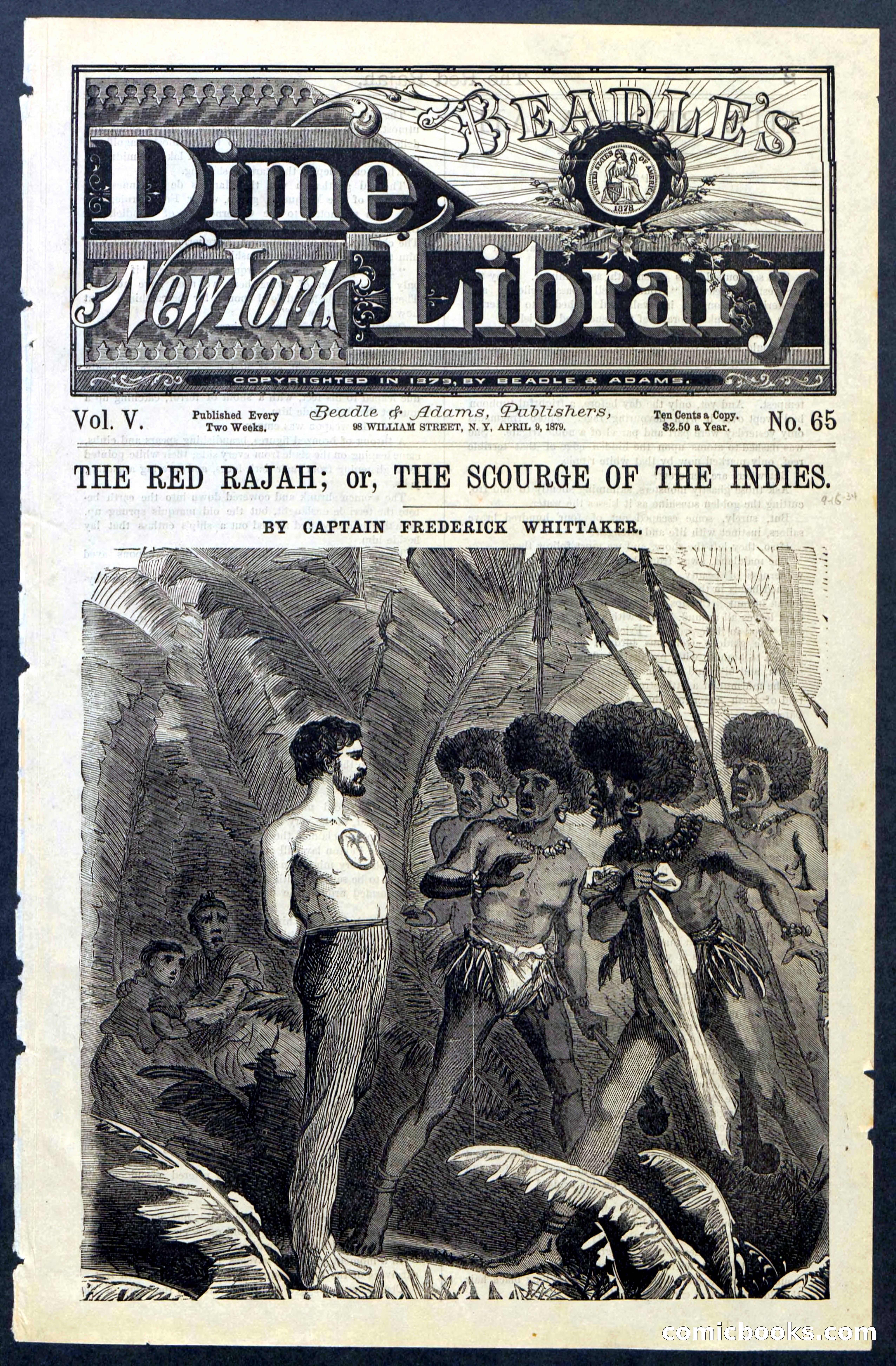 Beadle's Dime Library No. 65 — page 1 of 40