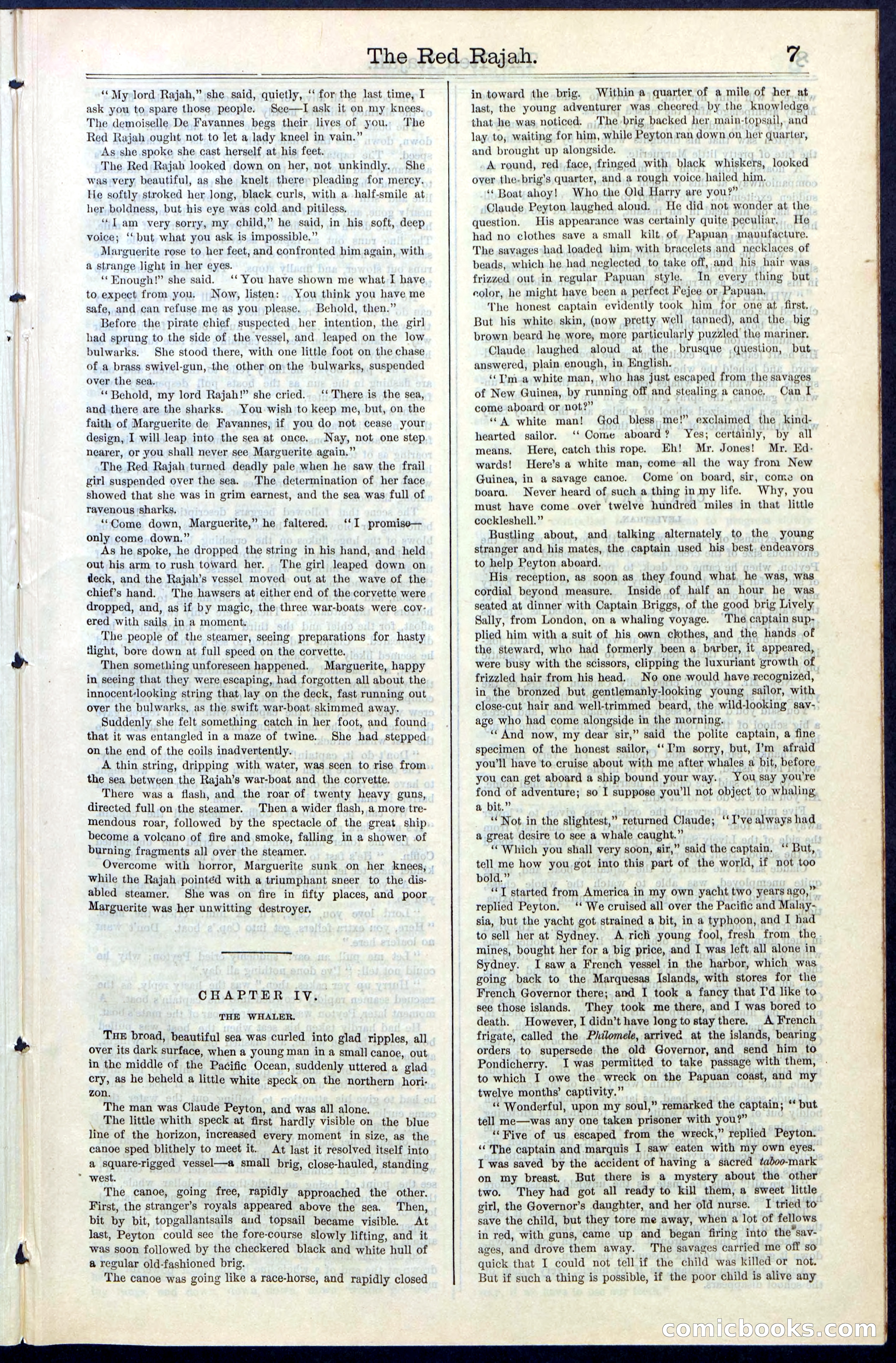 Beadle's Dime Library No. 65 — page 7 of 40