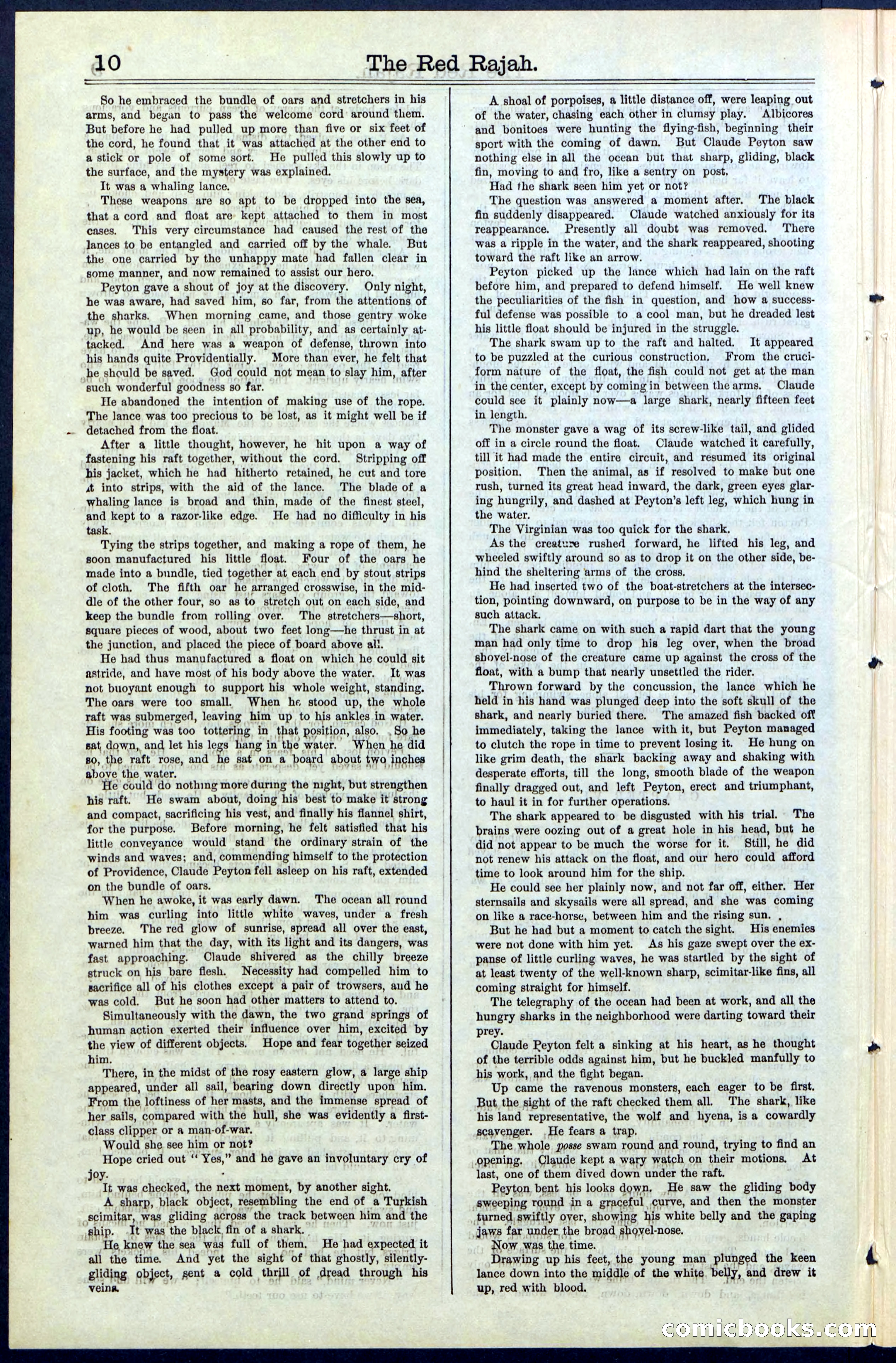 Beadle's Dime Library No. 65 — page 10 of 40