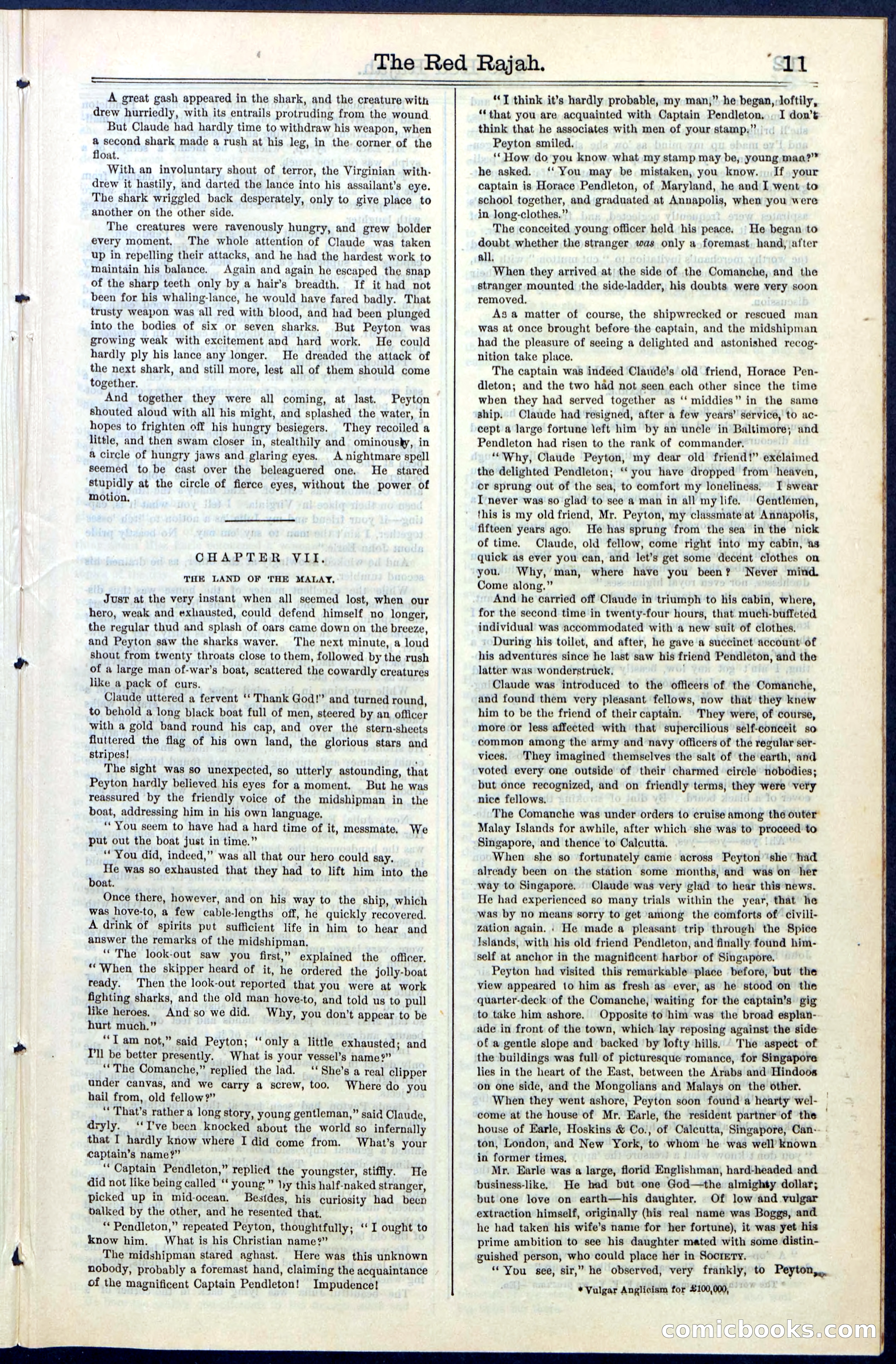 Beadle's Dime Library No. 65 — page 11 of 40