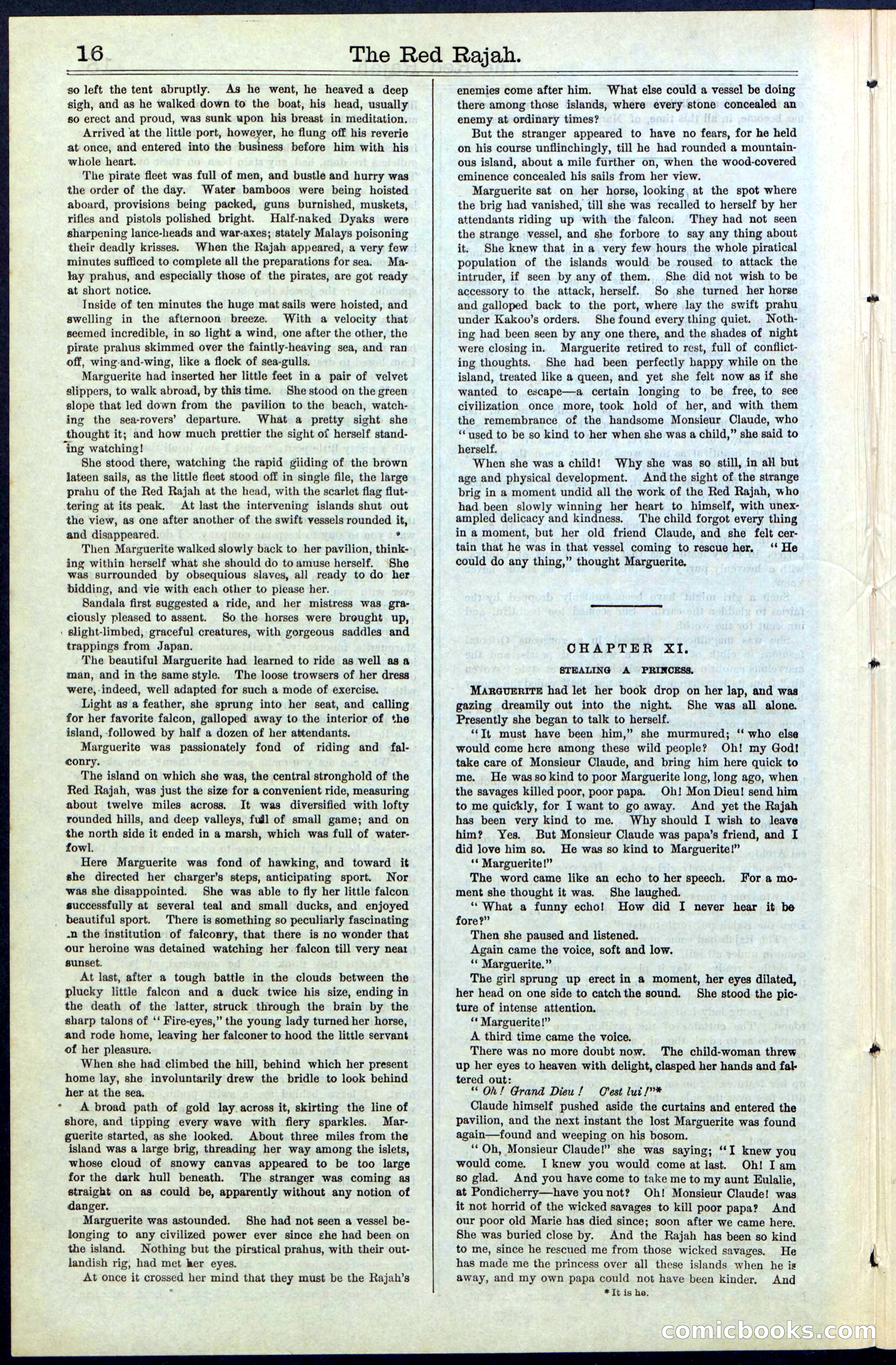 Beadle's Dime Library No. 65 — page 16 of 40