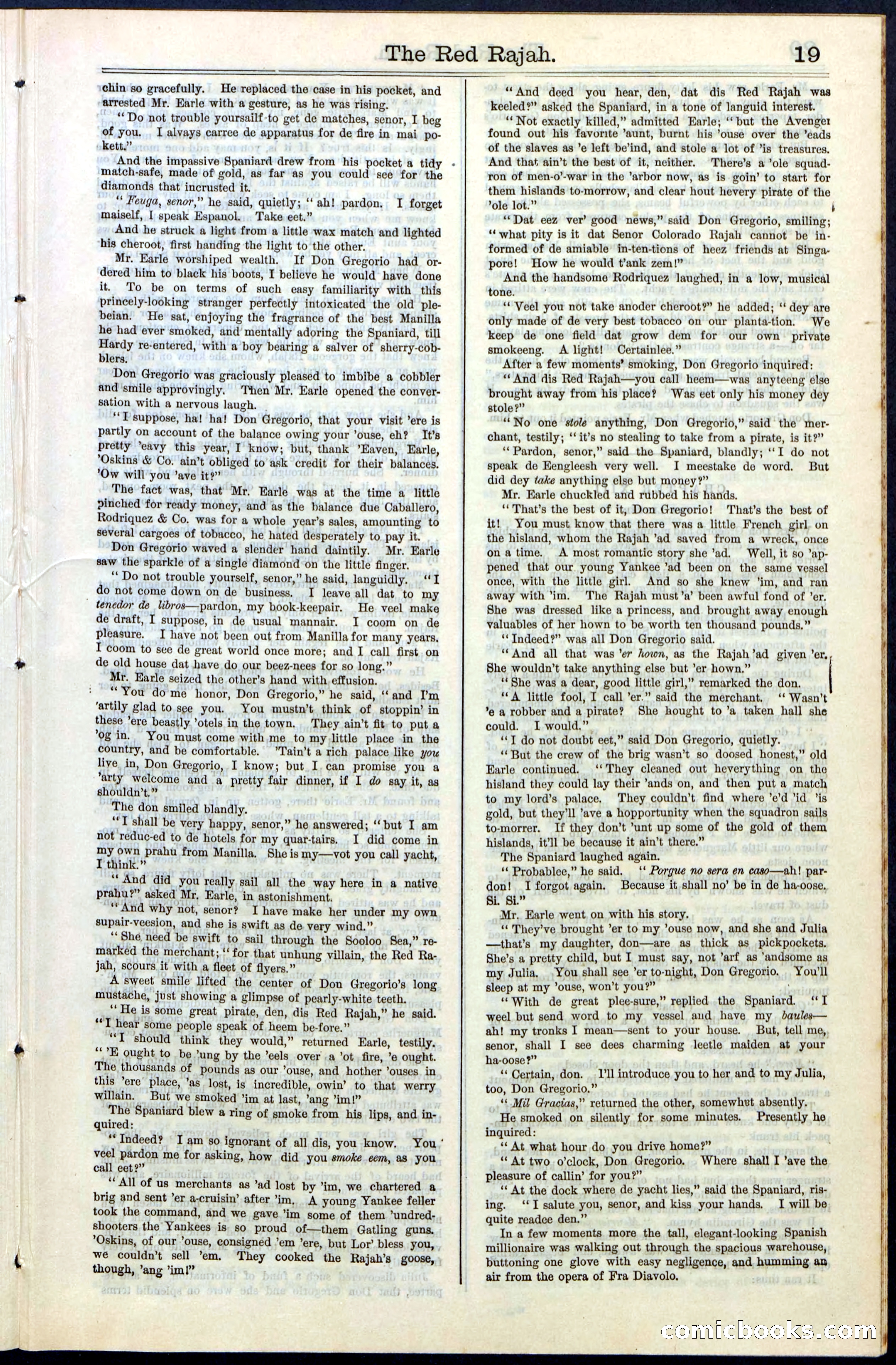 Beadle's Dime Library No. 65 — page 19 of 40