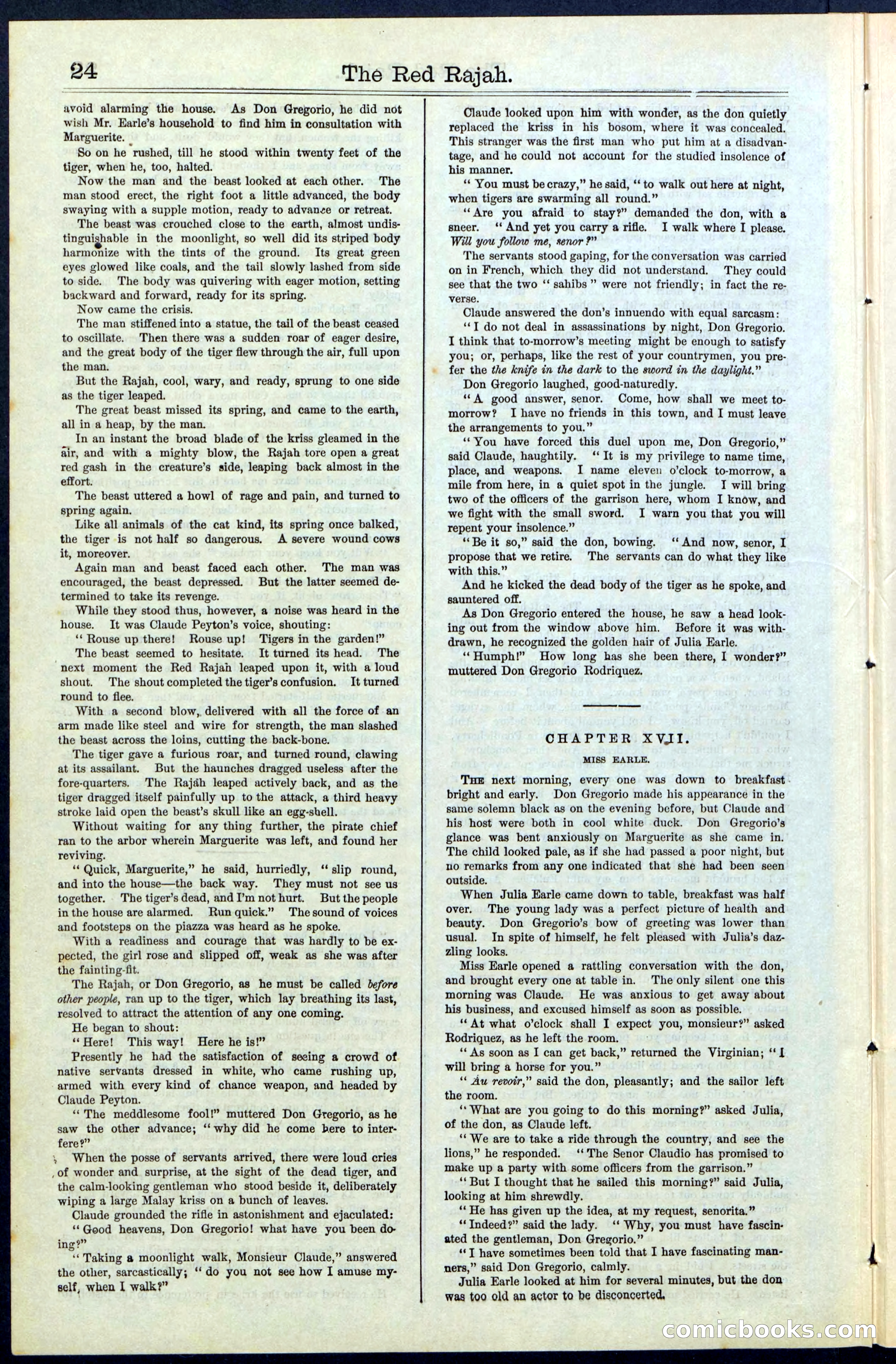 Beadle's Dime Library No. 65 — page 24 of 40