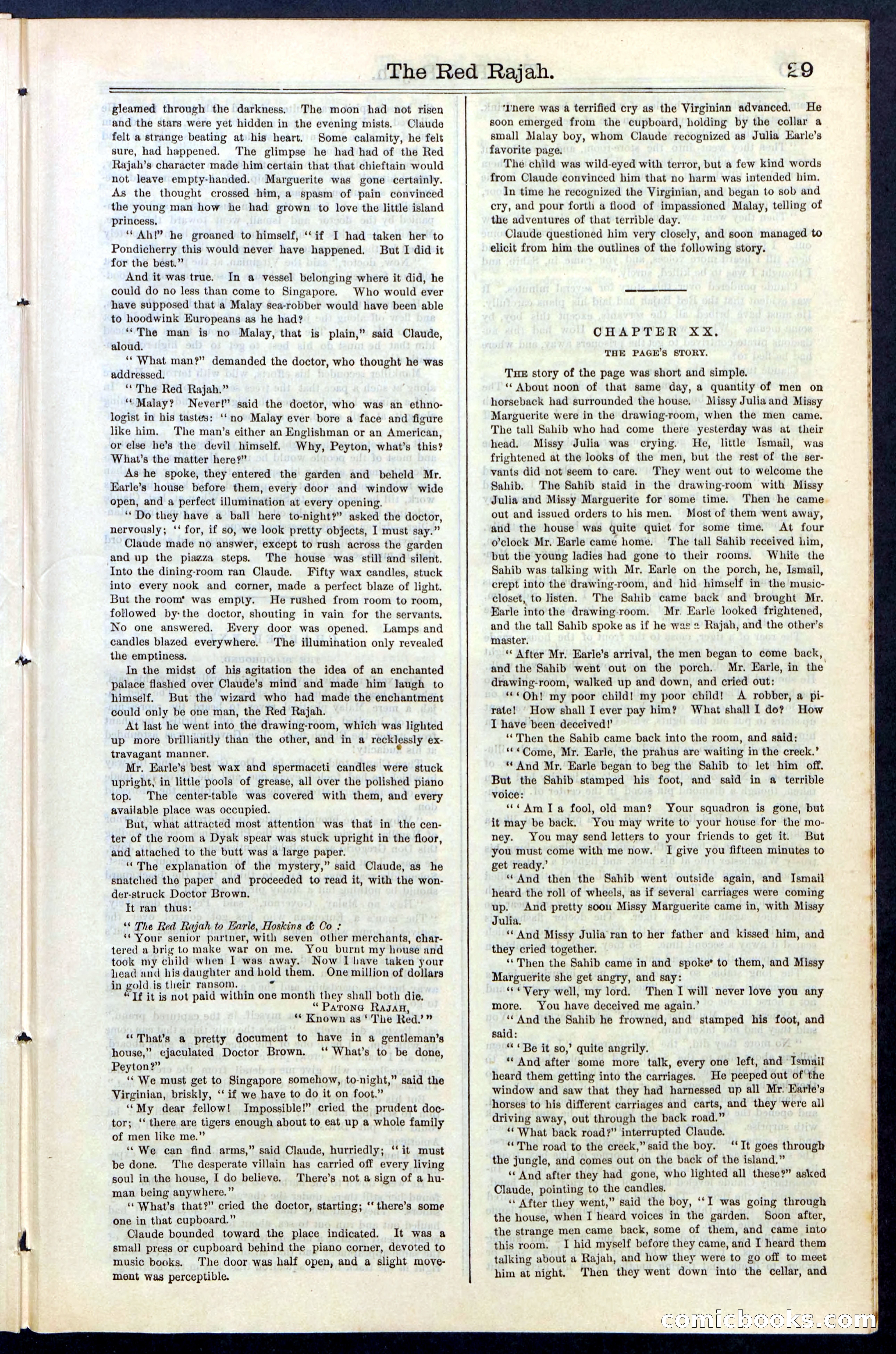 Beadle's Dime Library No. 65 — page 29 of 40