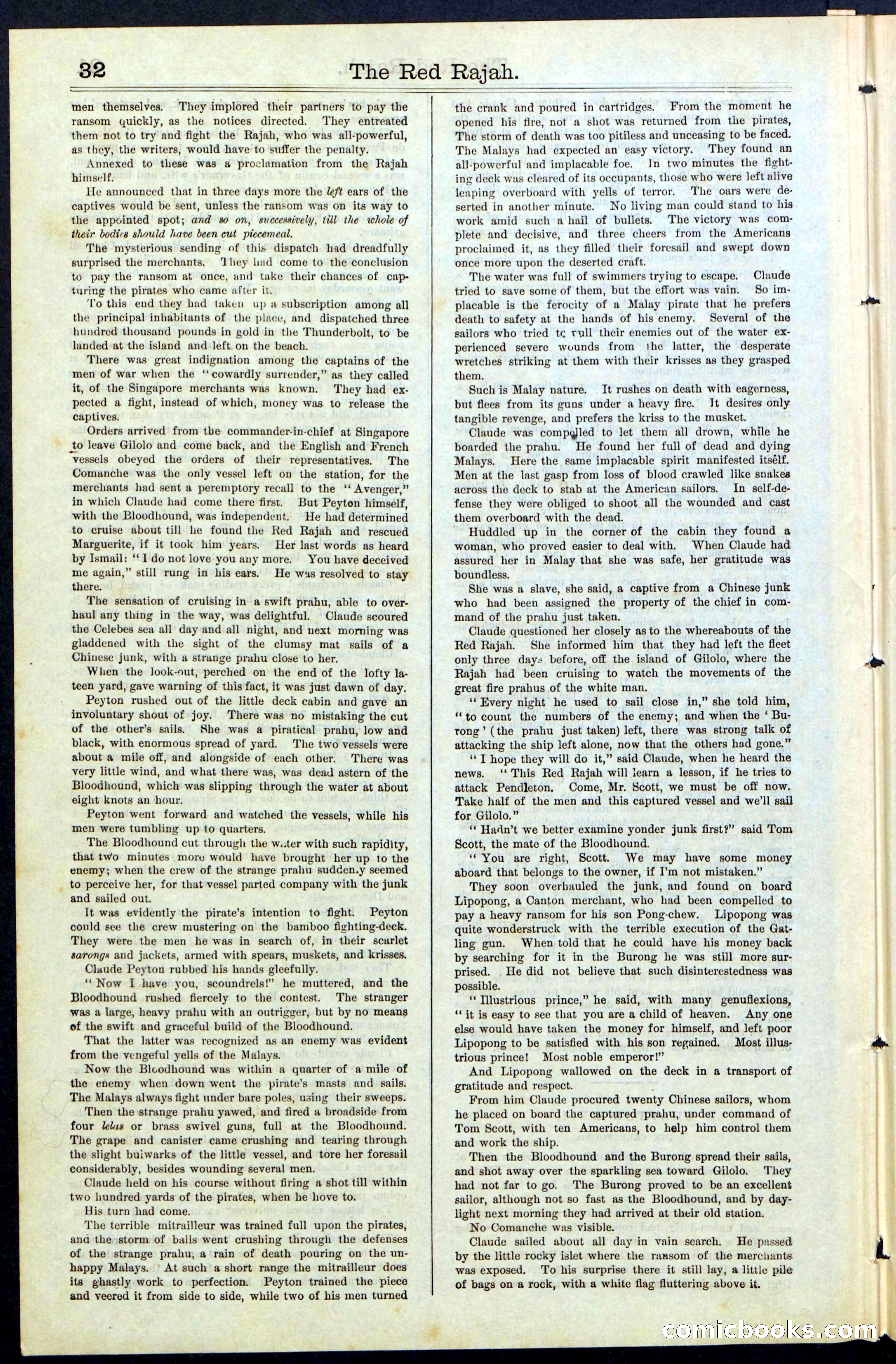 Beadle's Dime Library No. 65 — page 32 of 40