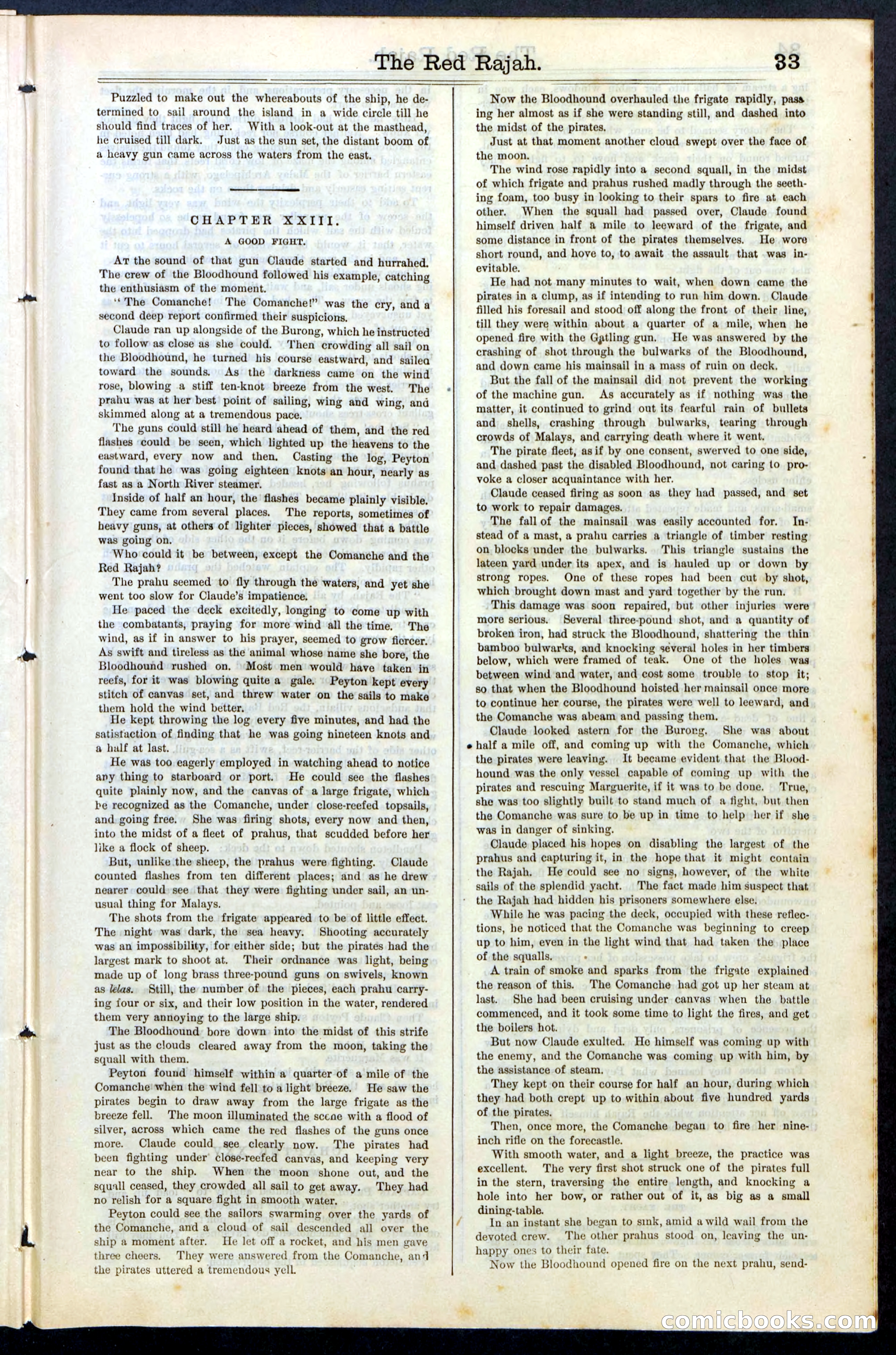 Beadle's Dime Library No. 65 — page 33 of 40