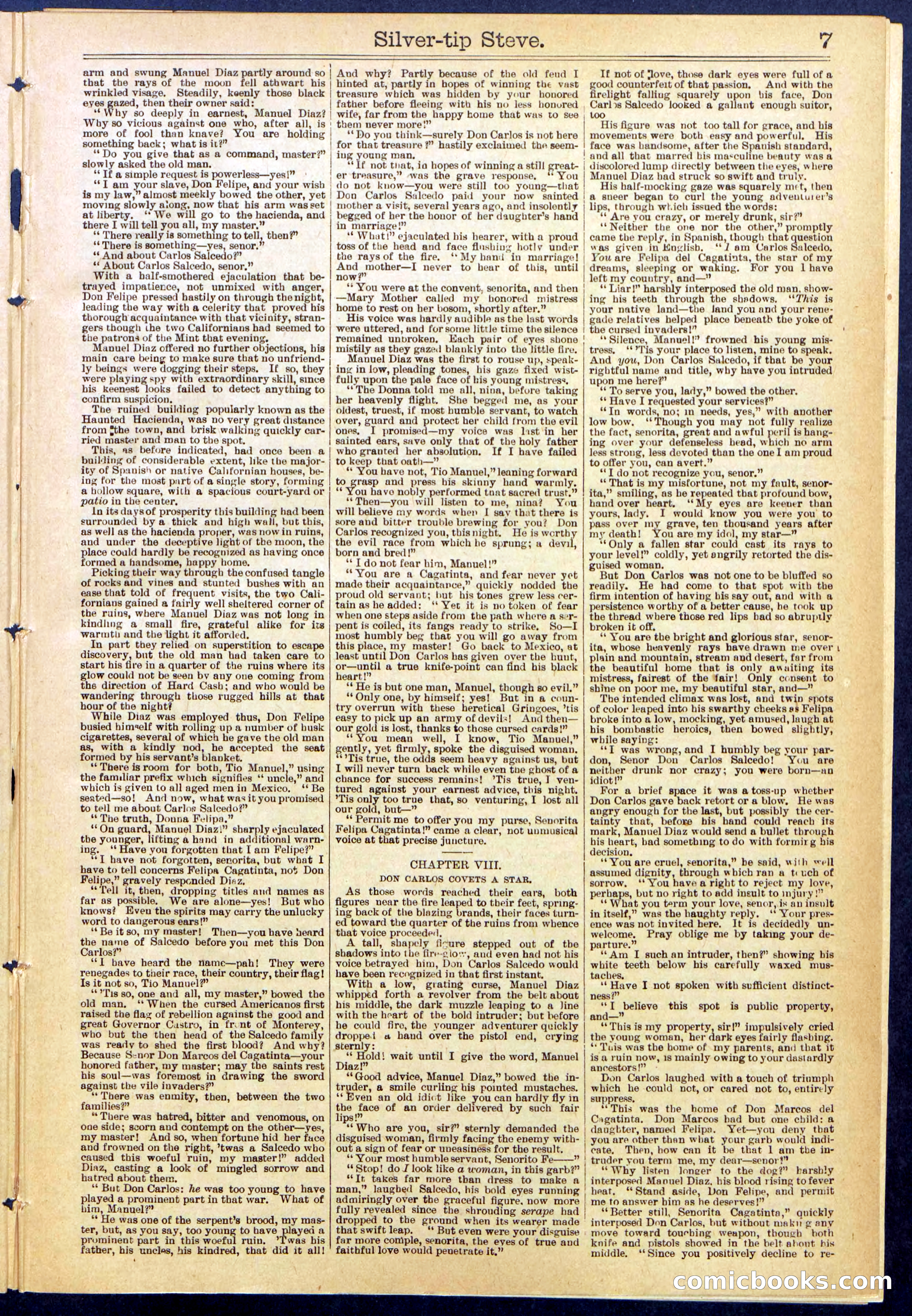Beadle's New York Dime Library, No. 651 — page 7 of 32