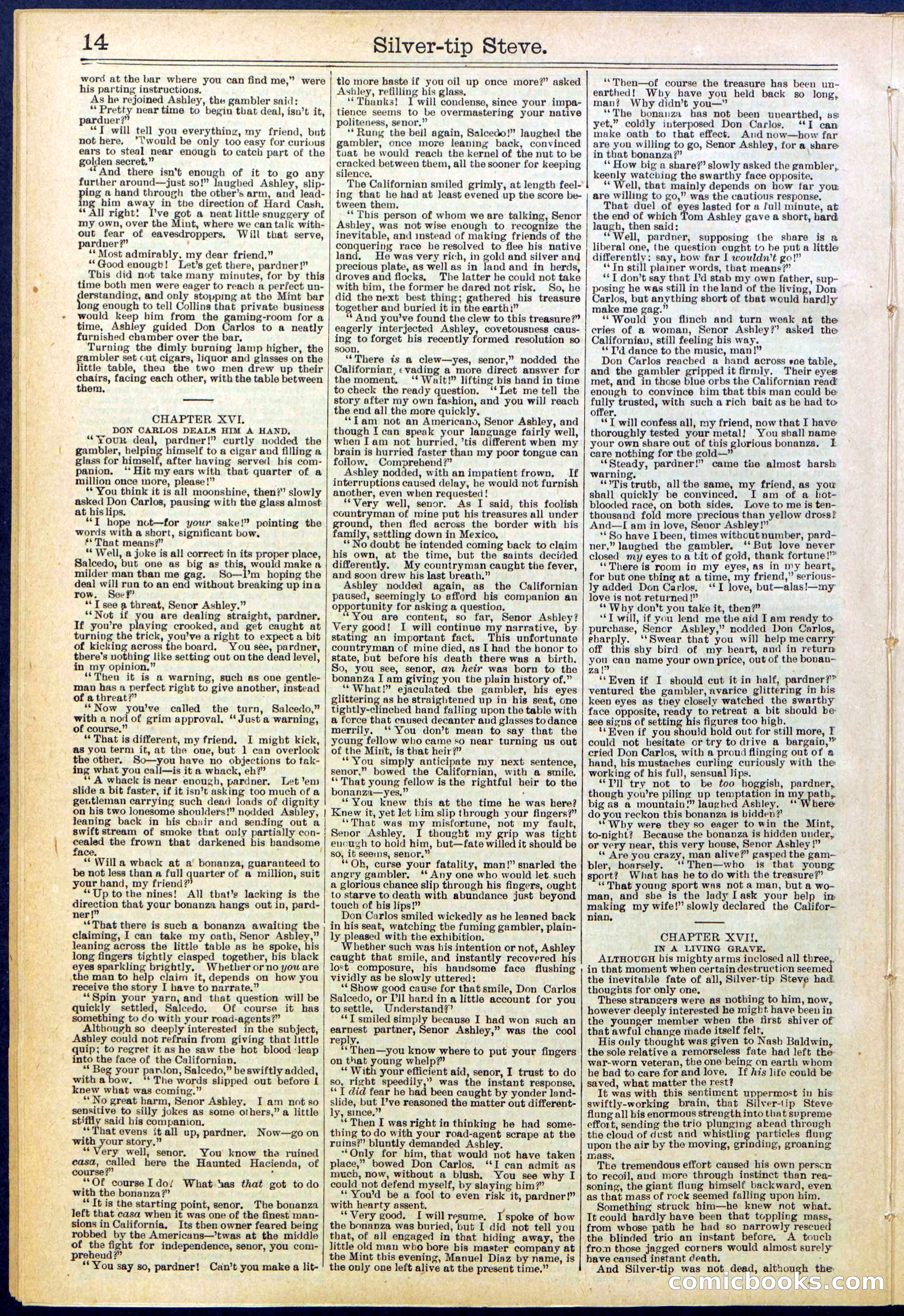 Beadle's New York Dime Library, No. 651 — page 14 of 32