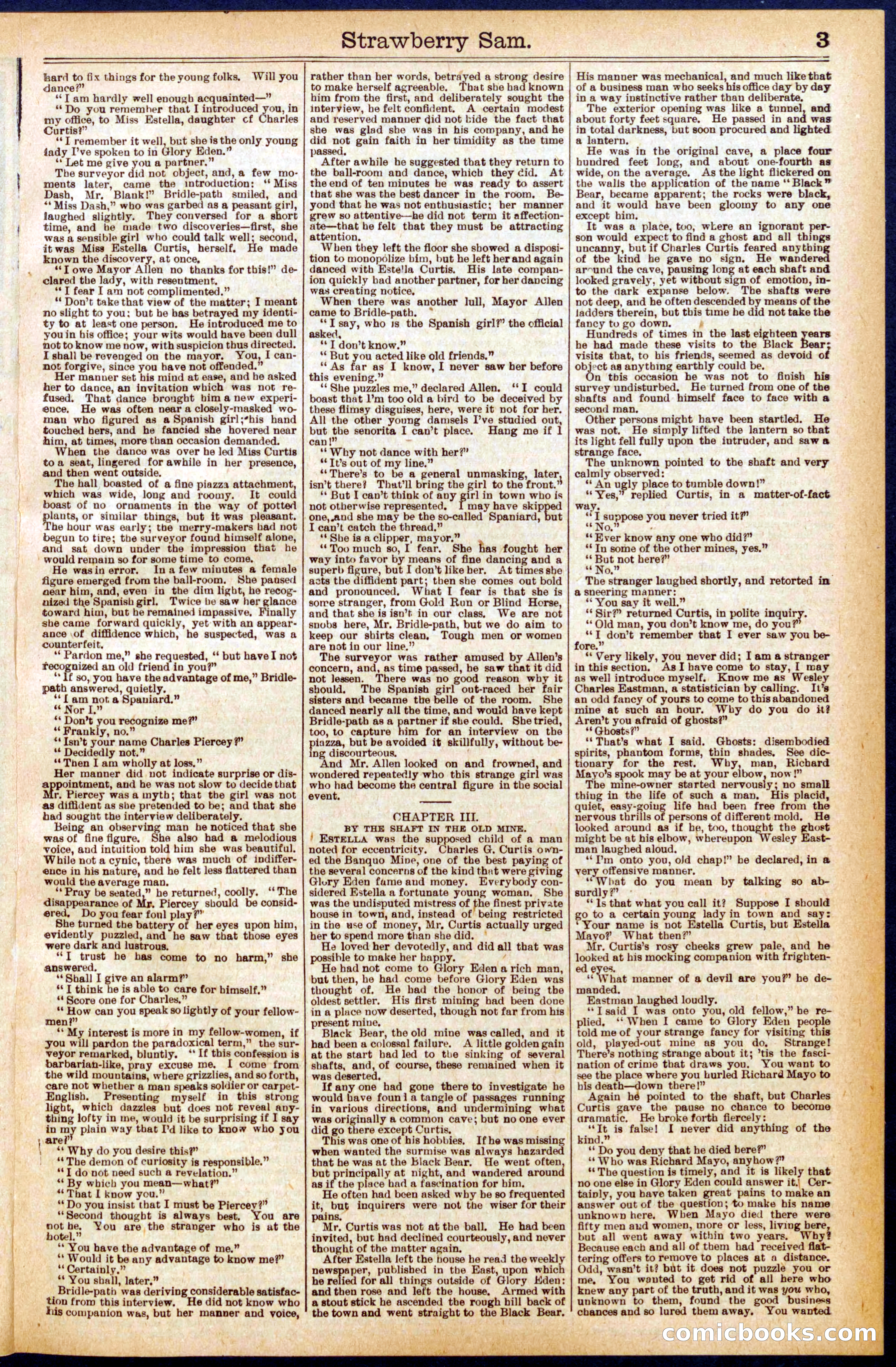 Beadle's Dime Library No. 655 — page 3 of 32