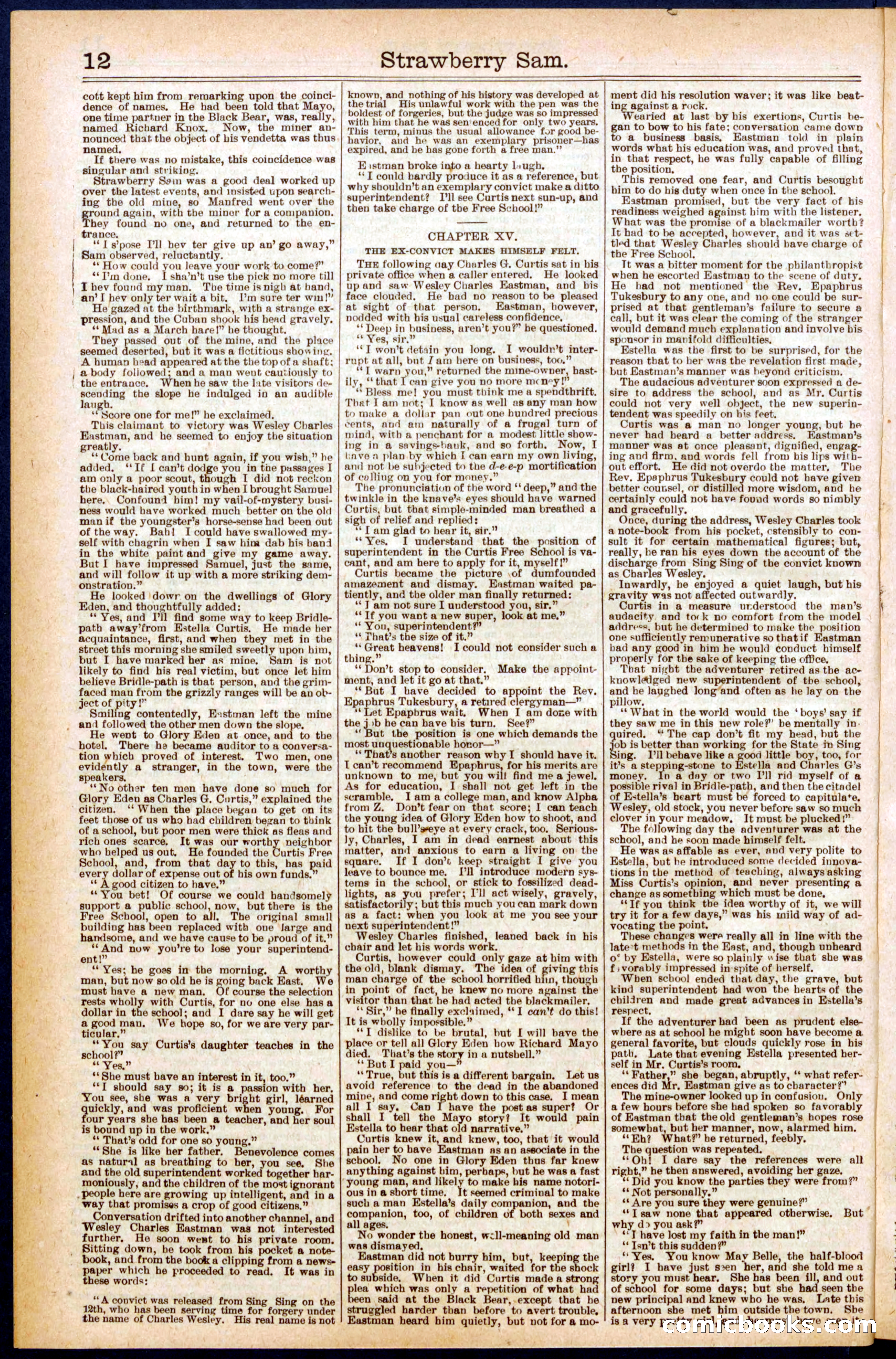 Beadle's Dime Library No. 655 — page 12 of 32