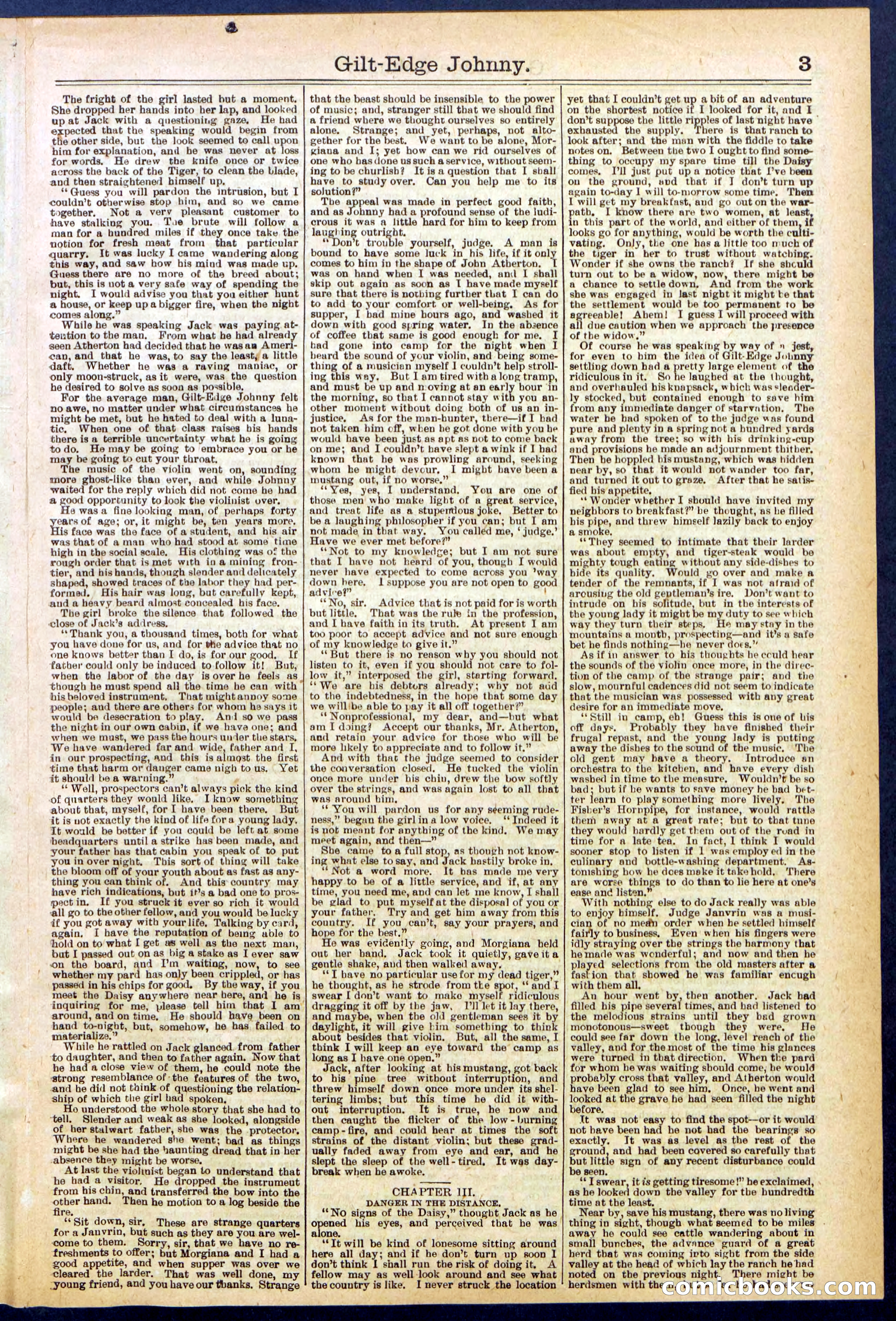 Beadle's New York Dime Library No. 659 — page 3 of 32