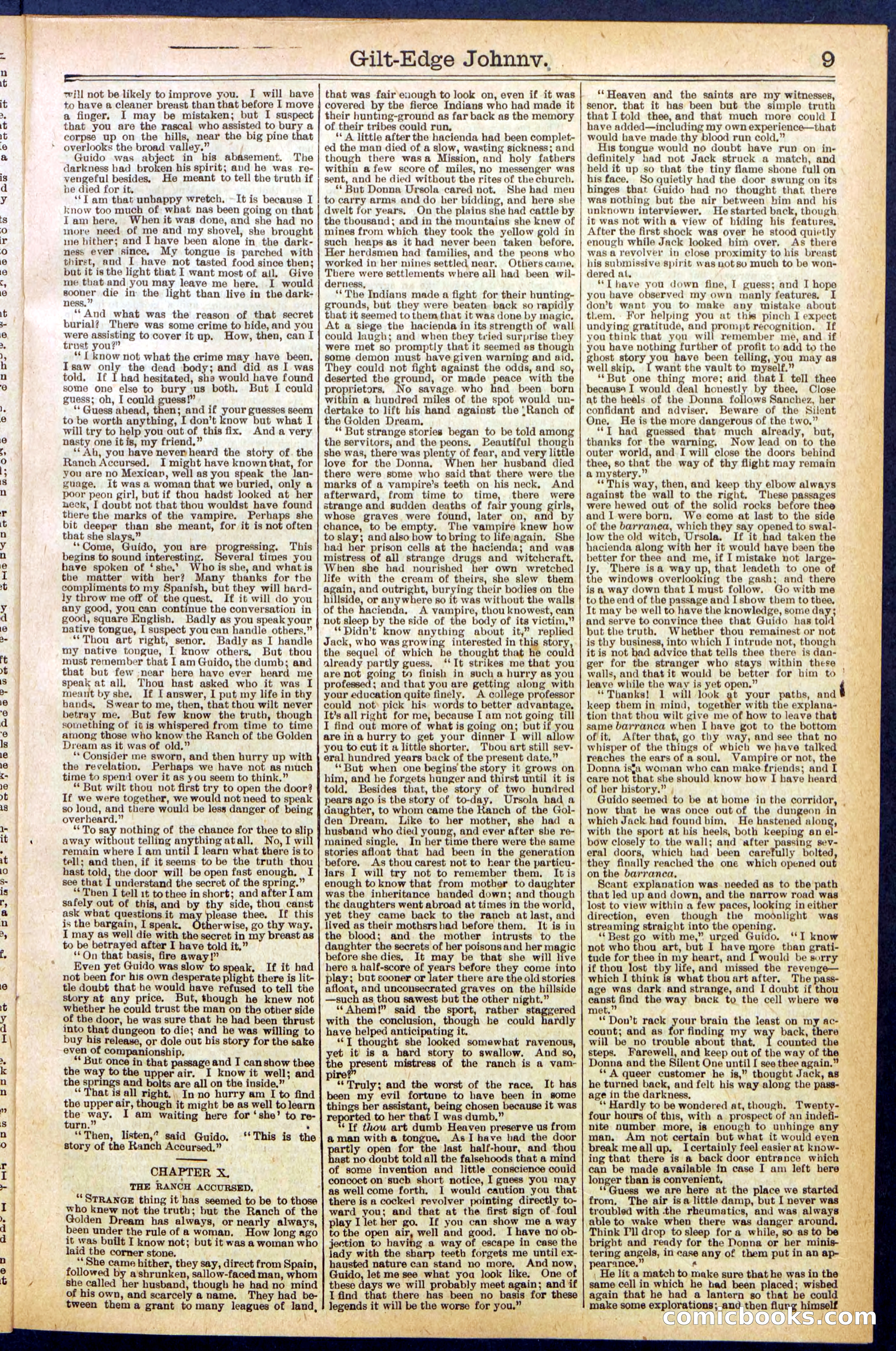 Beadle's New York Dime Library No. 659 — page 9 of 32