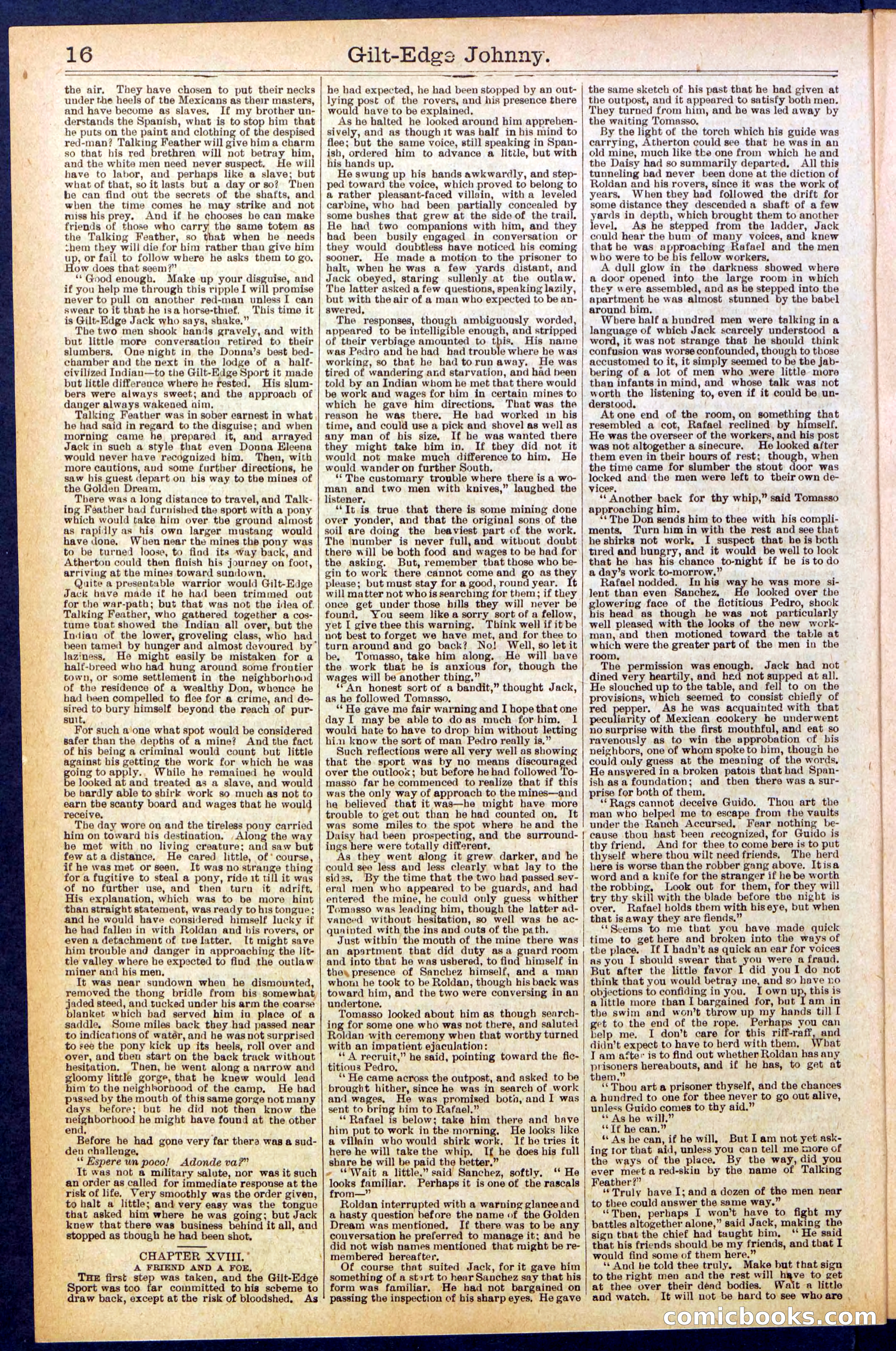 Beadle's New York Dime Library No. 659 — page 16 of 32