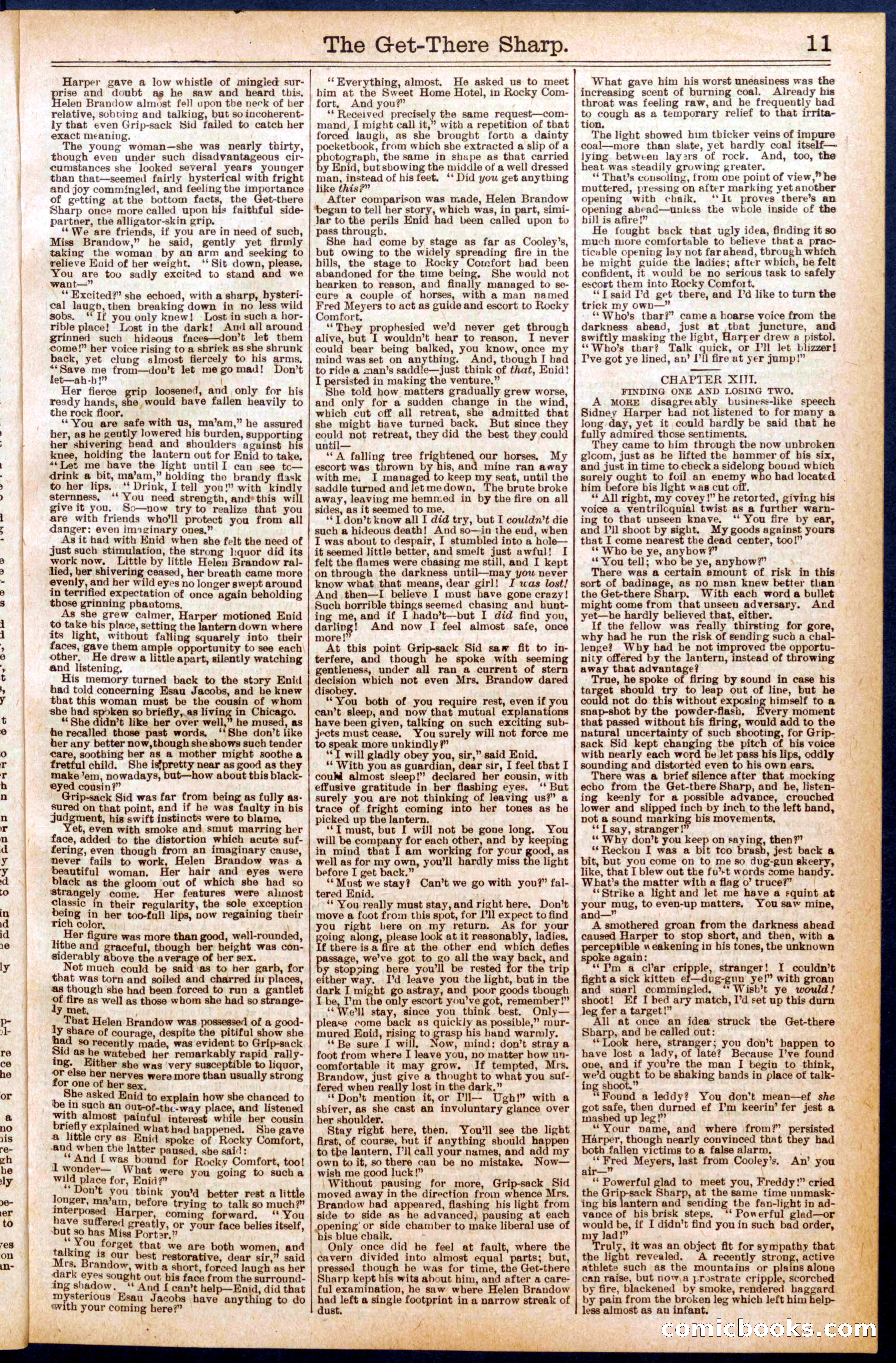 Beadle's Dime Library No. 661 — page 11 of 32