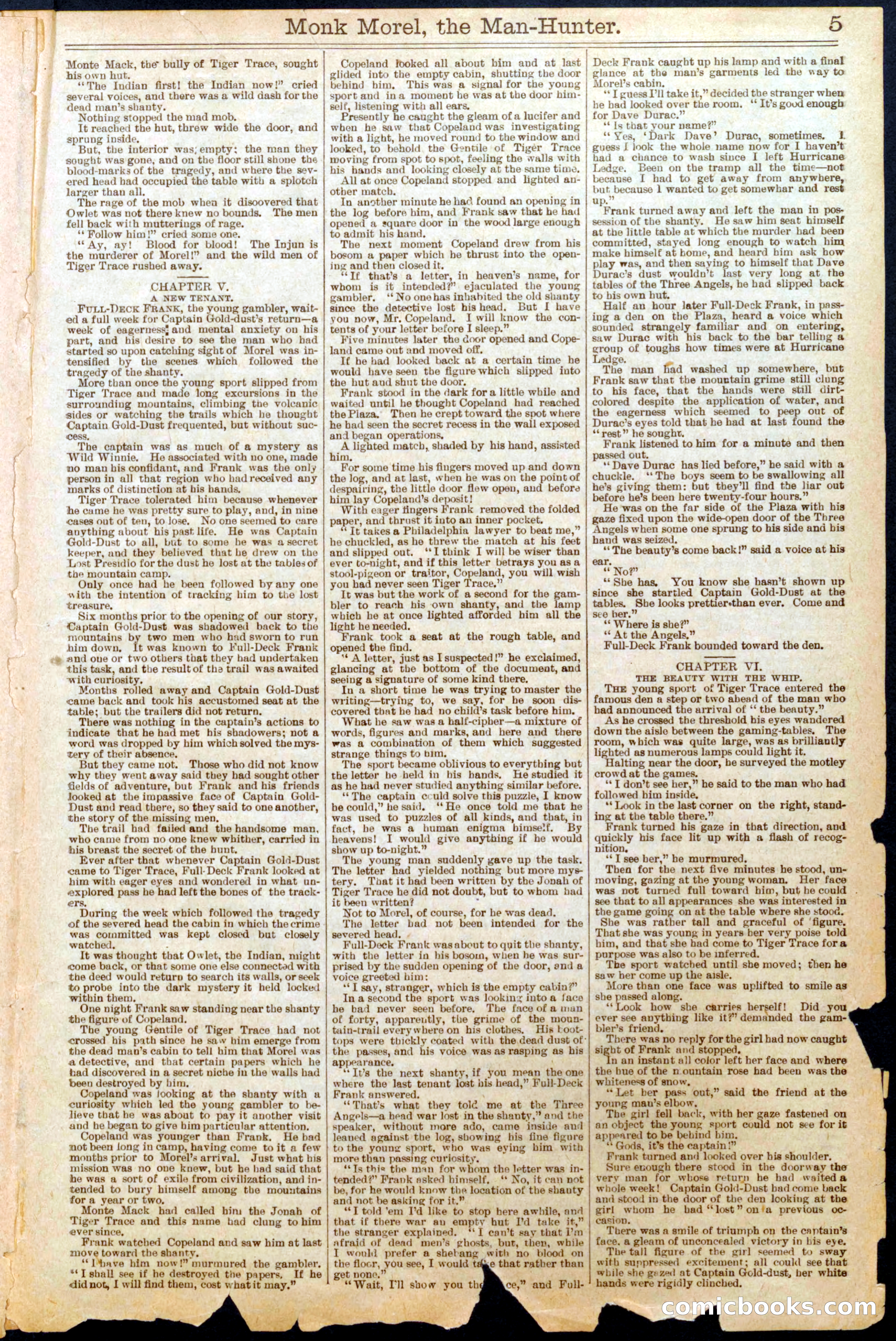 Beadle's New York Dime Library No. 664 — page 5 of 32