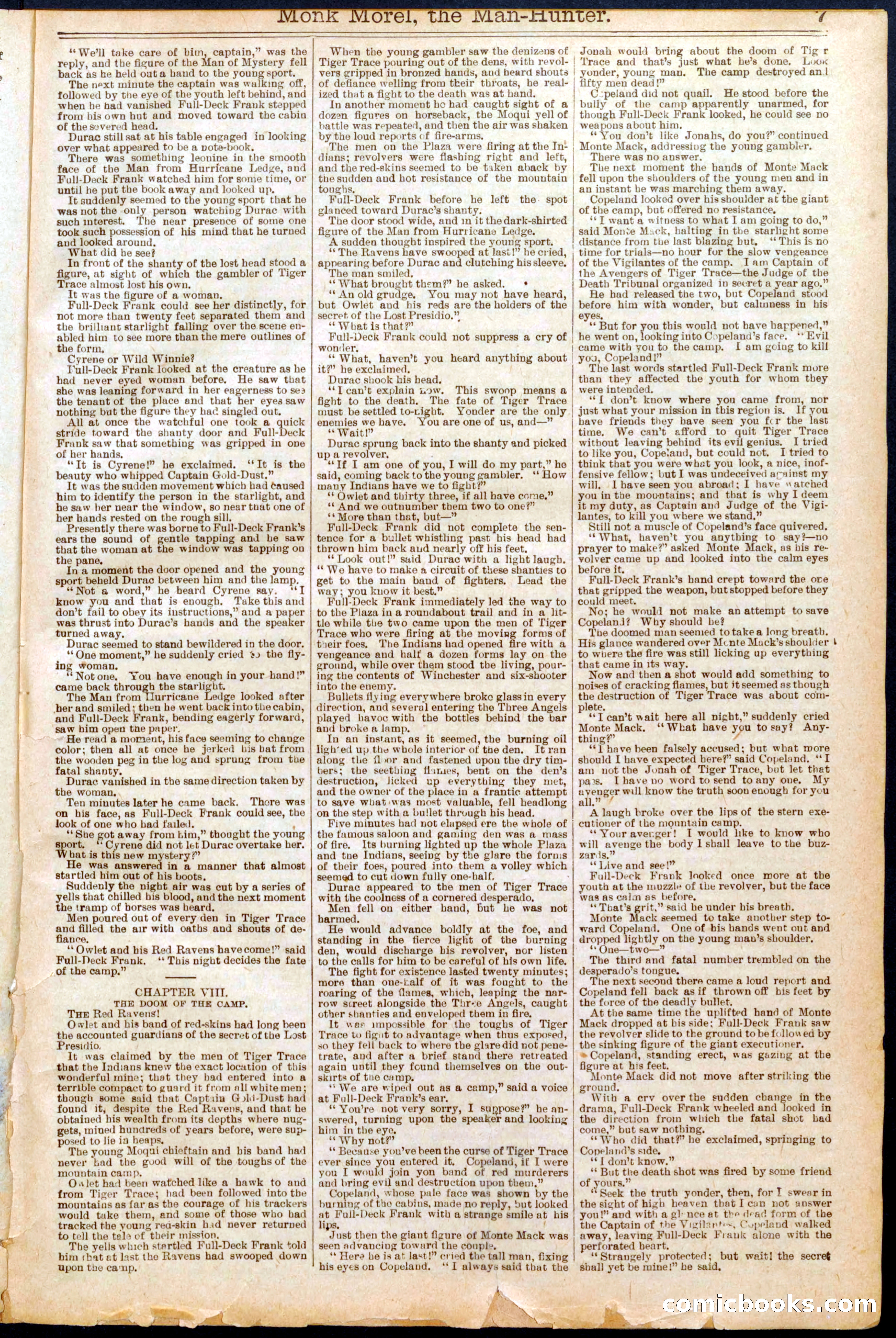 Beadle's New York Dime Library No. 664 — page 7 of 32
