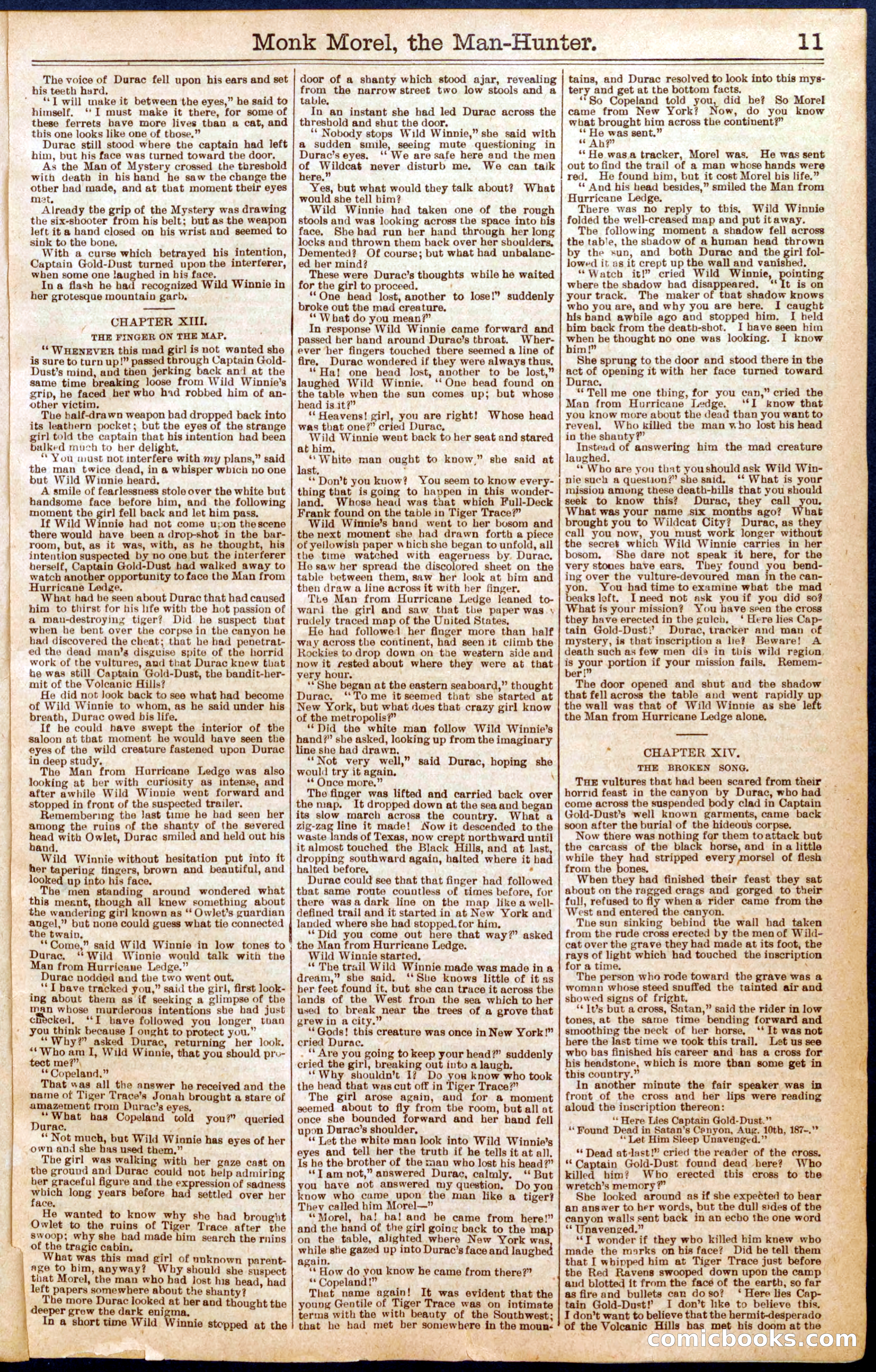 Beadle's New York Dime Library No. 664 — page 11 of 32
