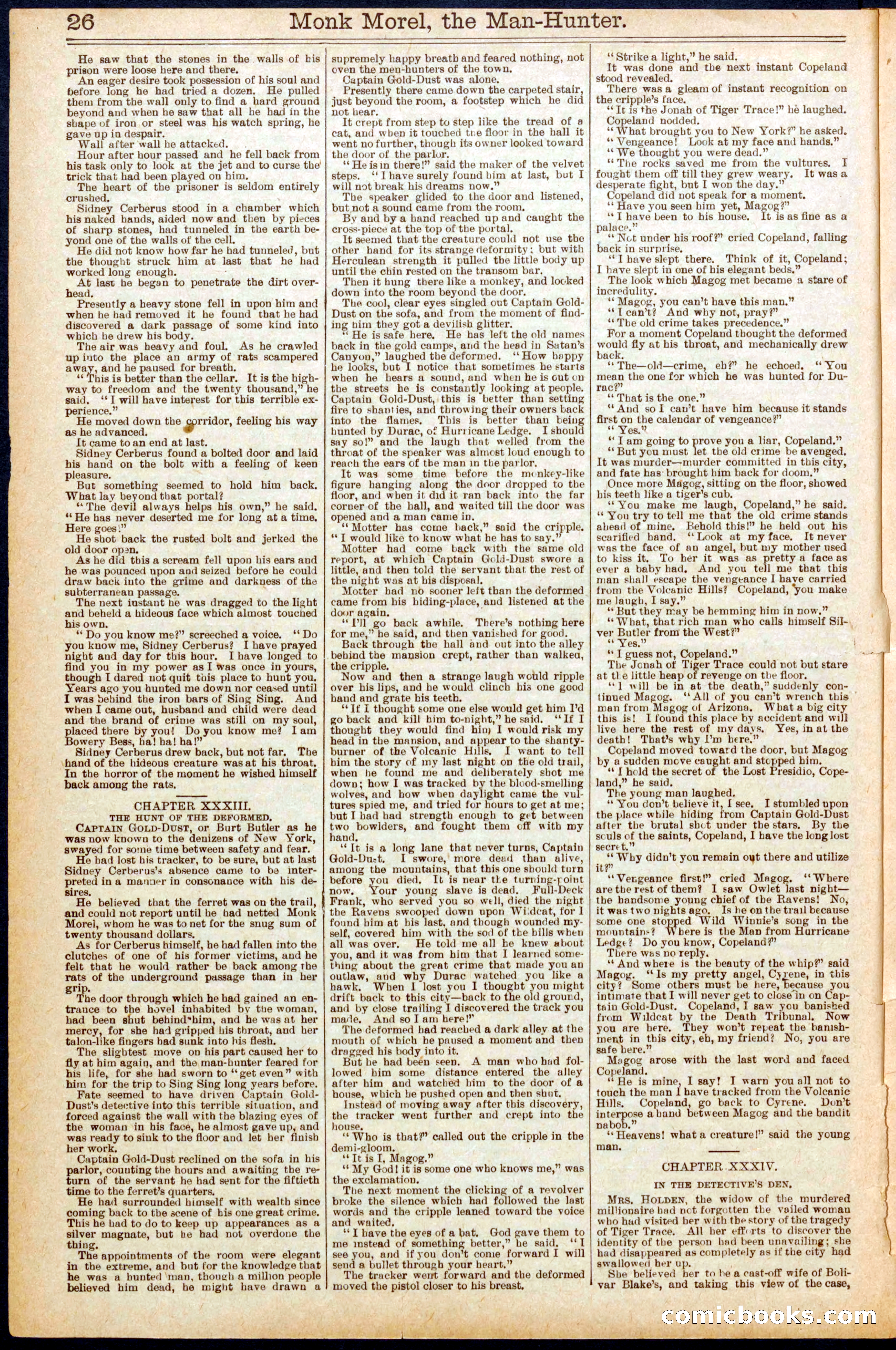 Beadle's New York Dime Library No. 664 — page 26 of 32