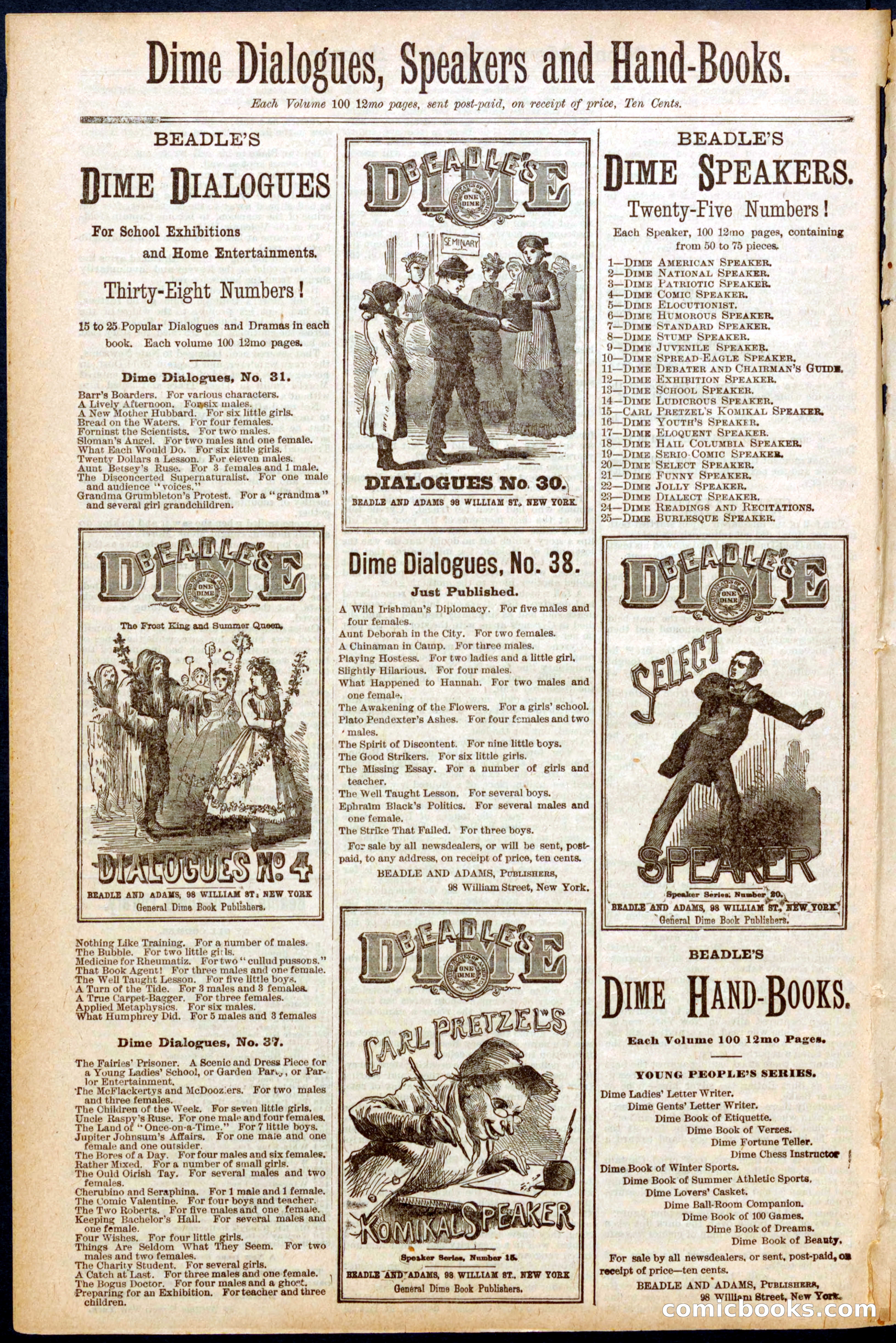Beadle's New York Dime Library No. 664 — page 30 of 32