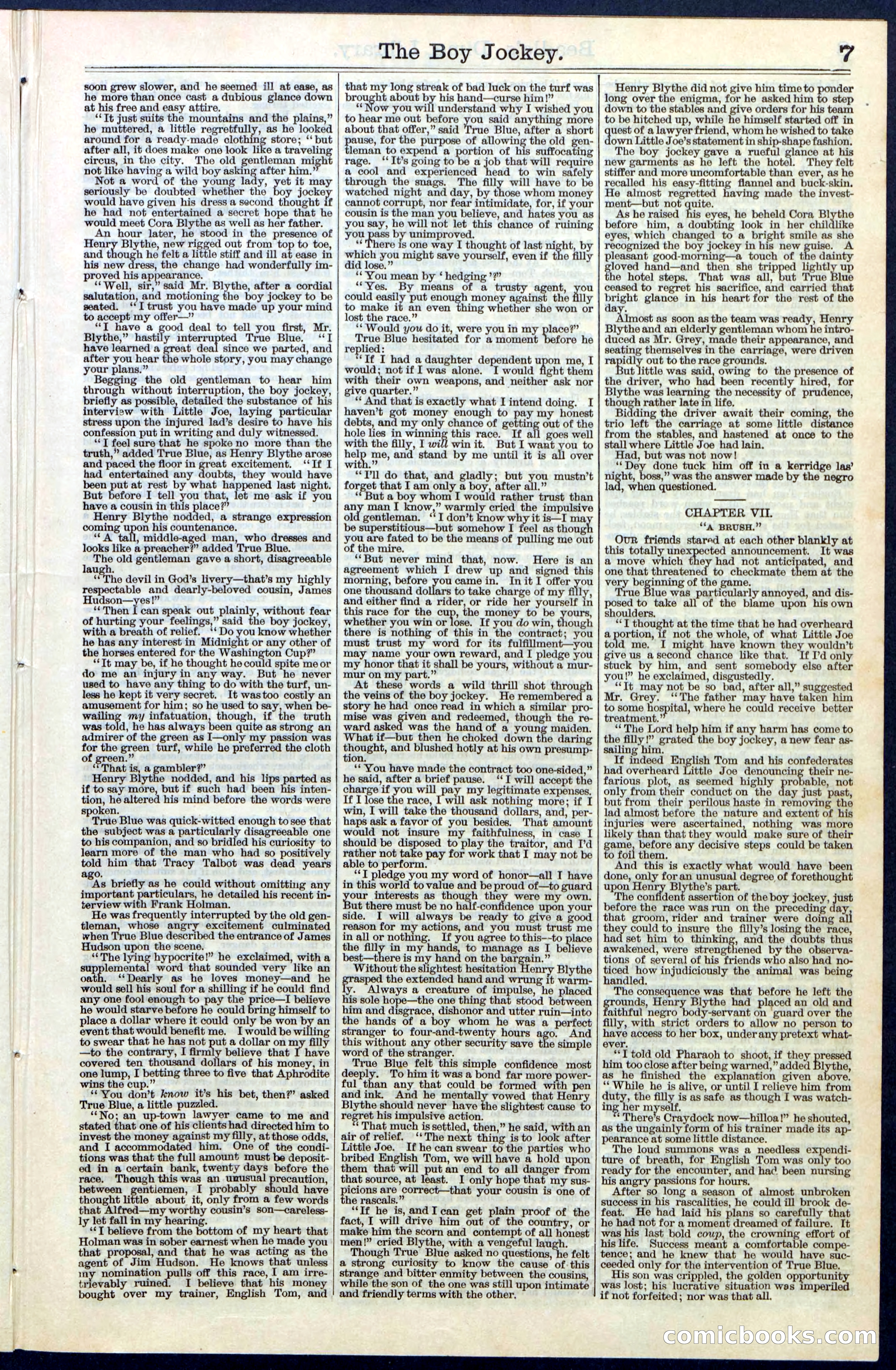 Beadle's New York Dime Library, No. 67 — page 7 of 32