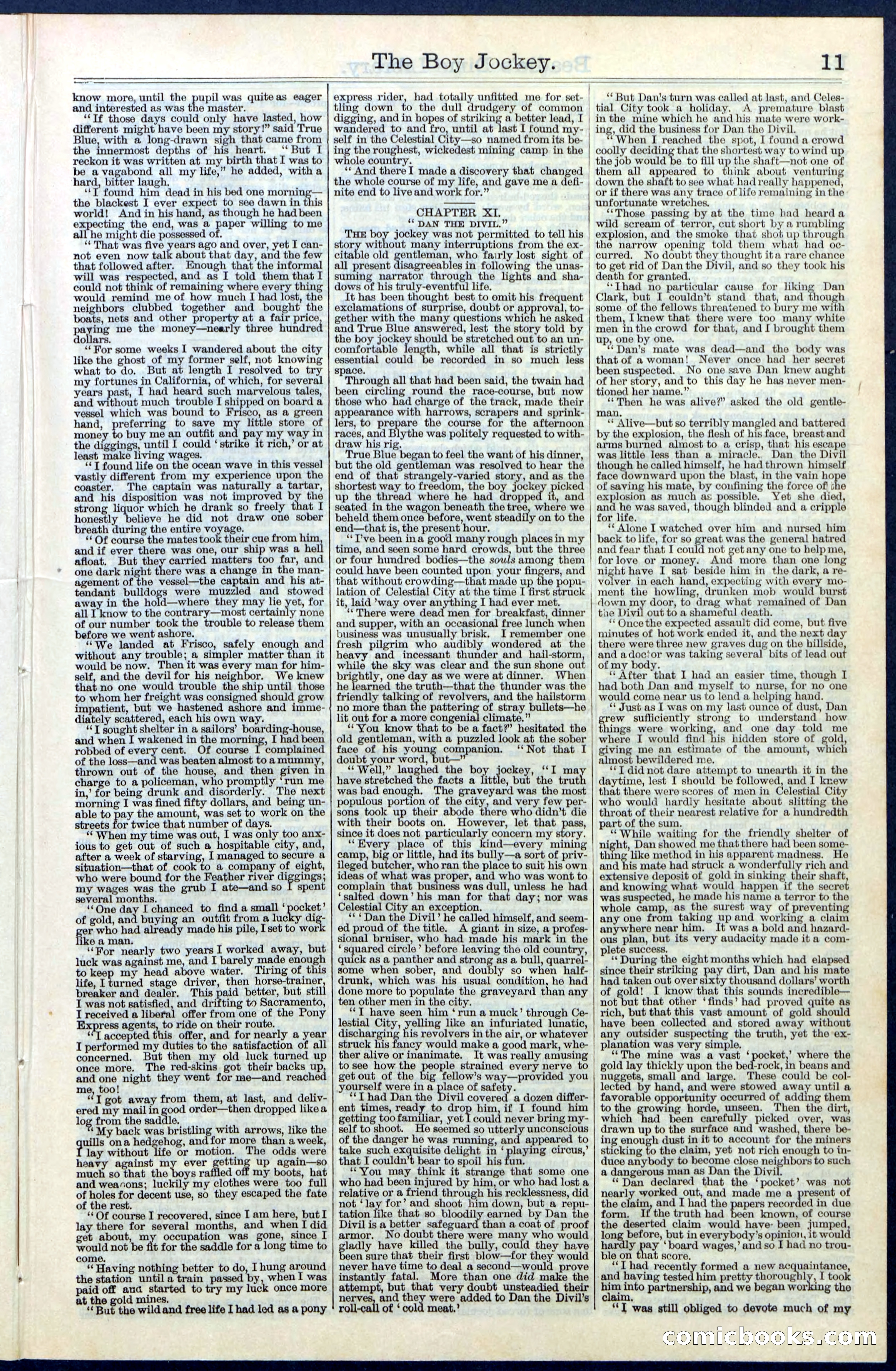 Beadle's New York Dime Library, No. 67 — page 11 of 32
