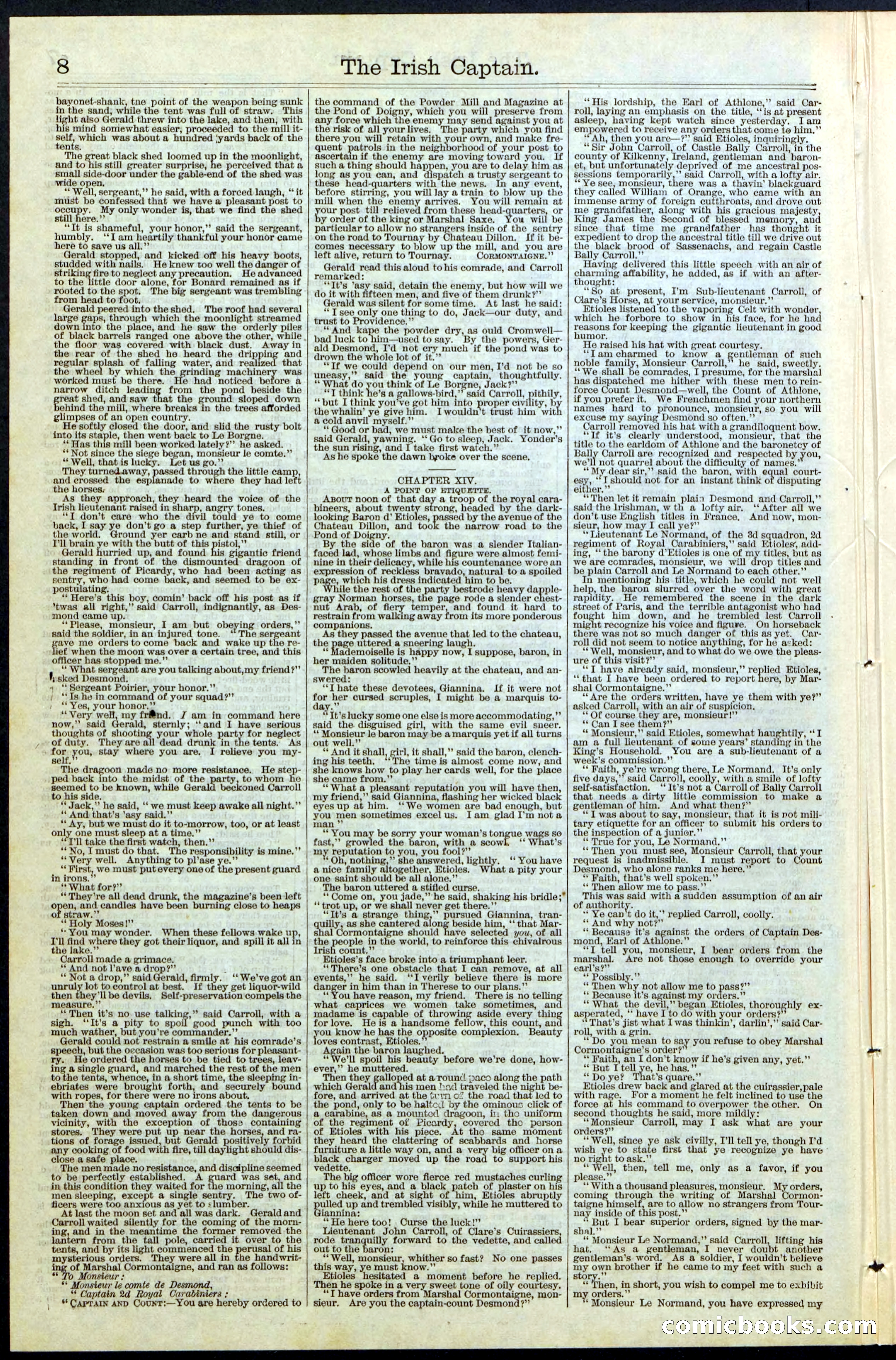 Beadle's New York Dime Library, No. 69 — page 8 of 20
