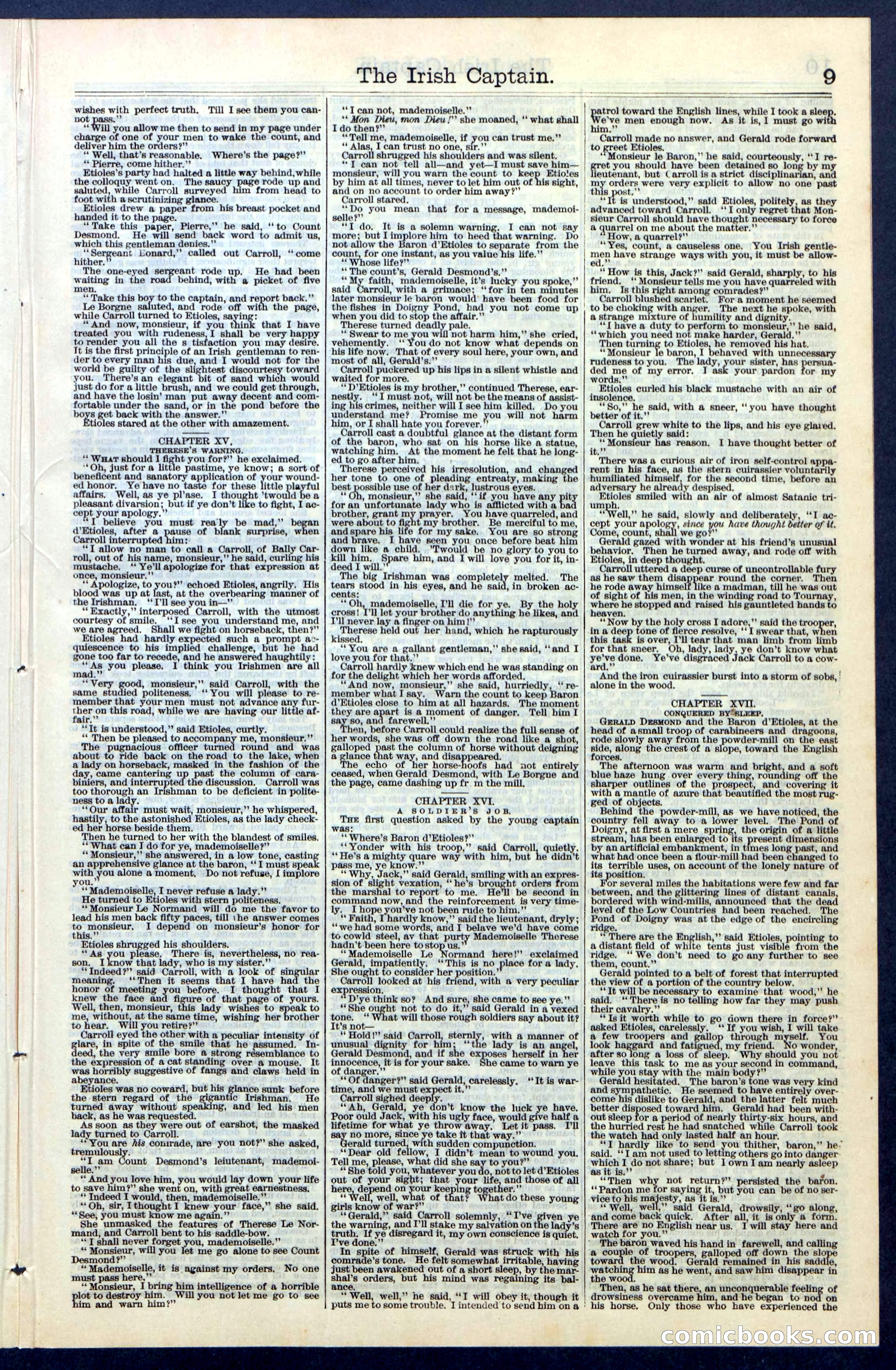 Beadle's New York Dime Library, No. 69 — page 9 of 20